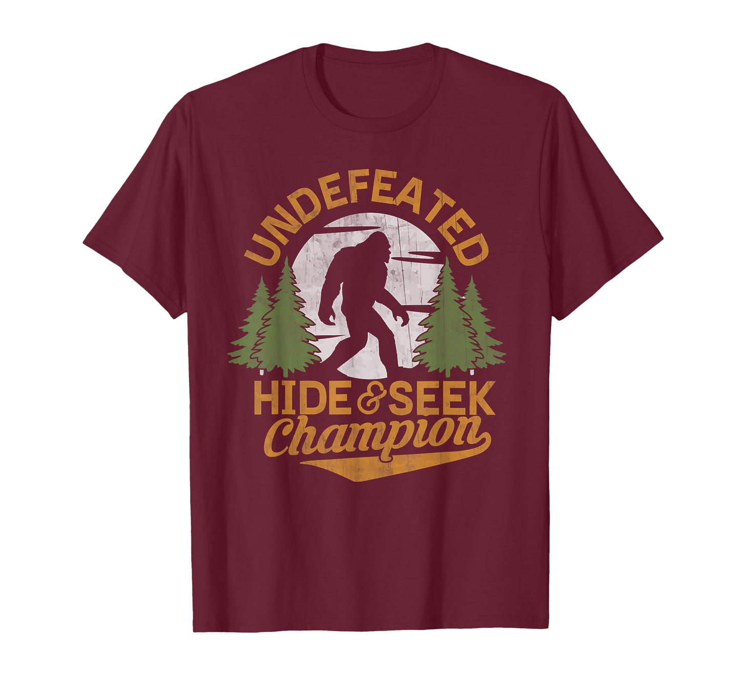 Bigfoot Hide and Seek Champion Sasquatch Stuff Men T-Shirt