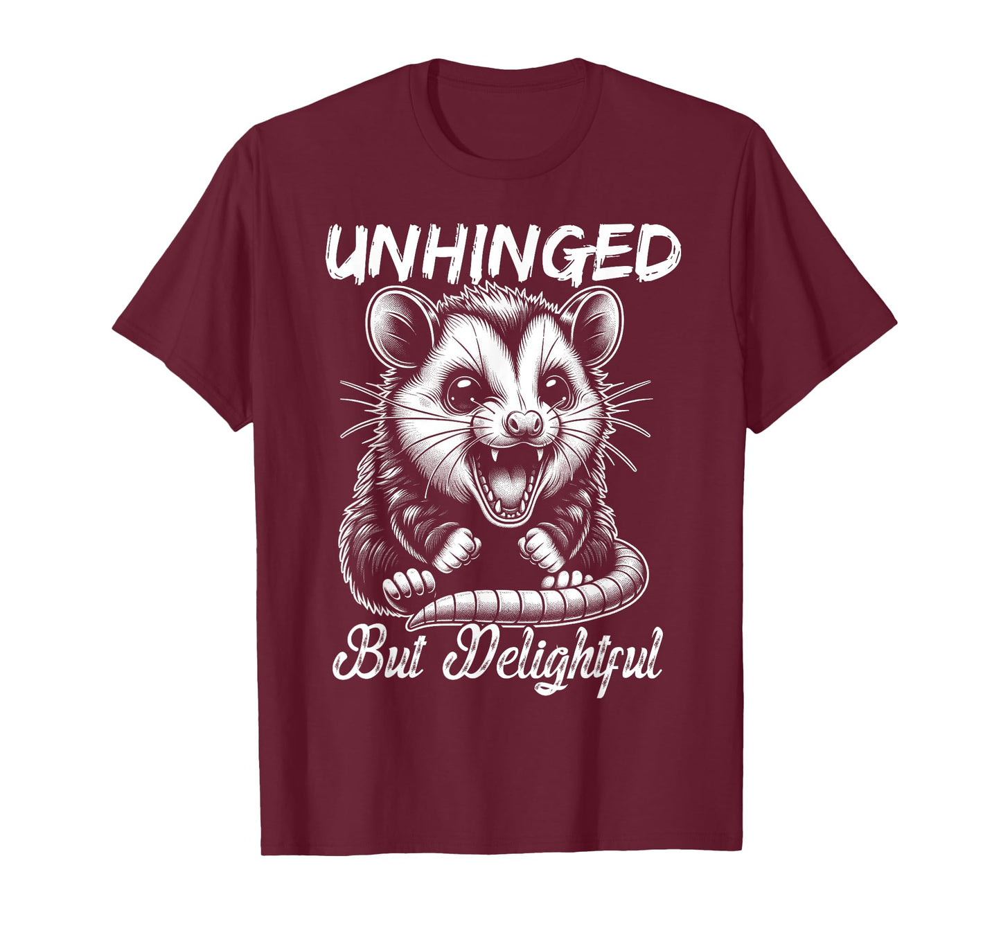 Opossum Funny Unhinged but Delightful Meme Possum Graphic T-Shirt