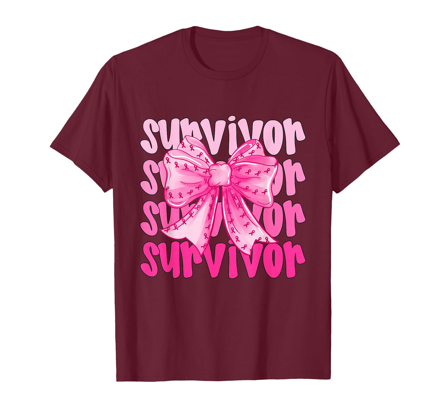Breast Cancer Survivor I Won Pink Ribbon Awareness Women T-Shirt
