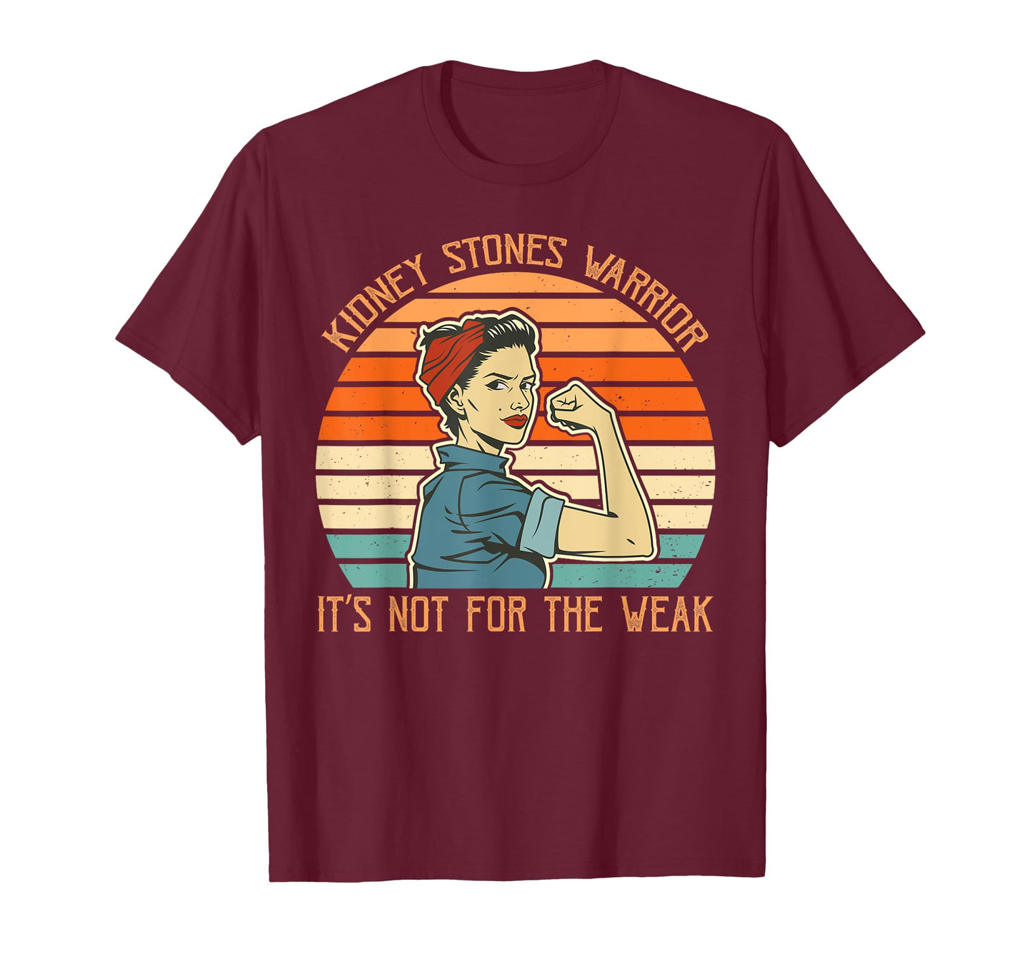 Kidney Stones Warrior Retro Kidney Stone Surgery Survivor T-Shirt