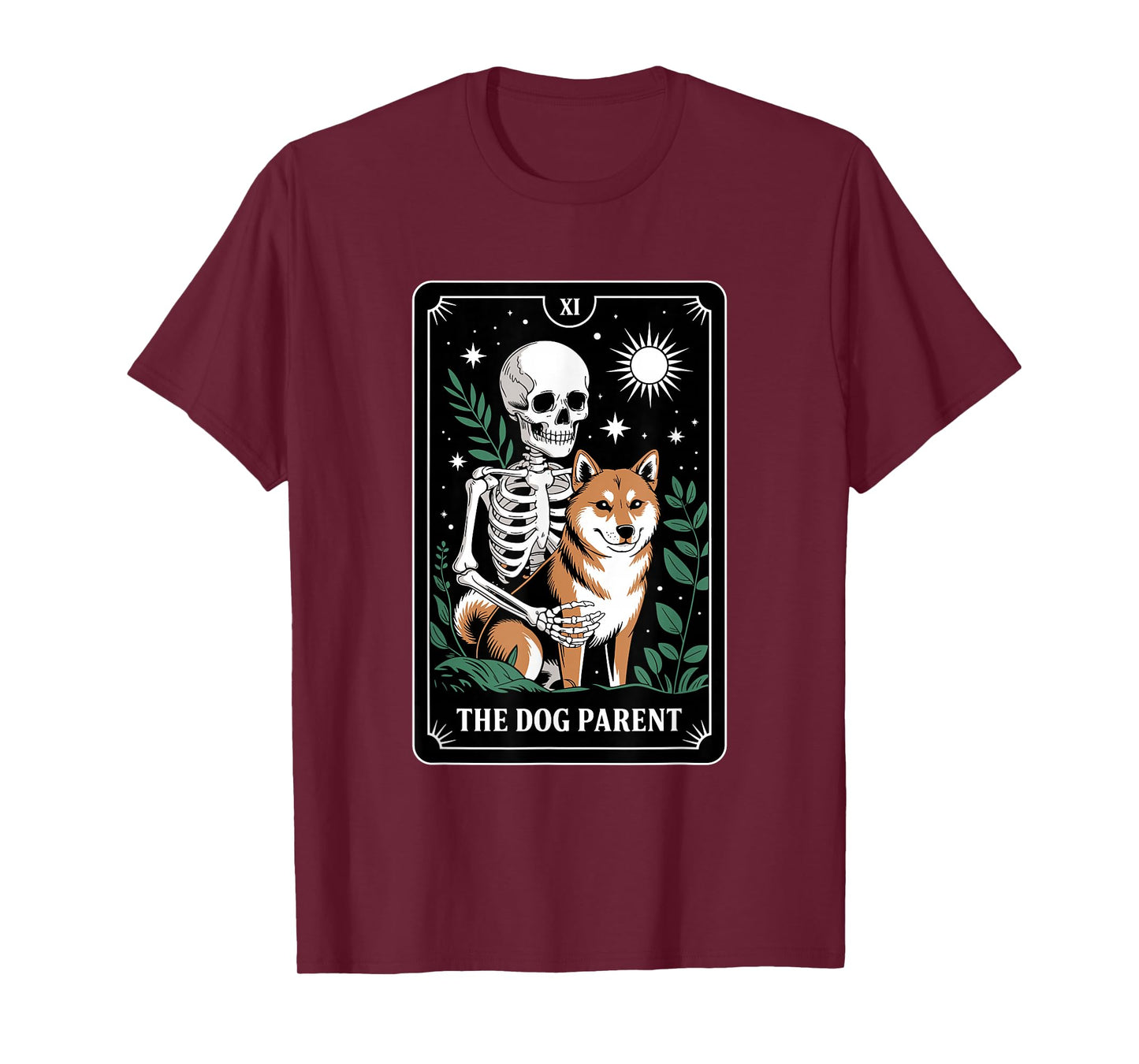 Funny Tarot Dog Parent Shiba Inu T-Shirt