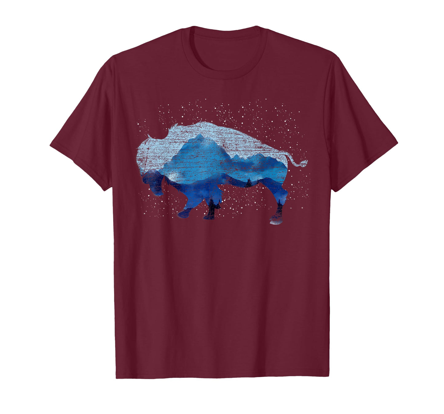 American Bison Nature Mountains Countryside Buffalo T-Shirt