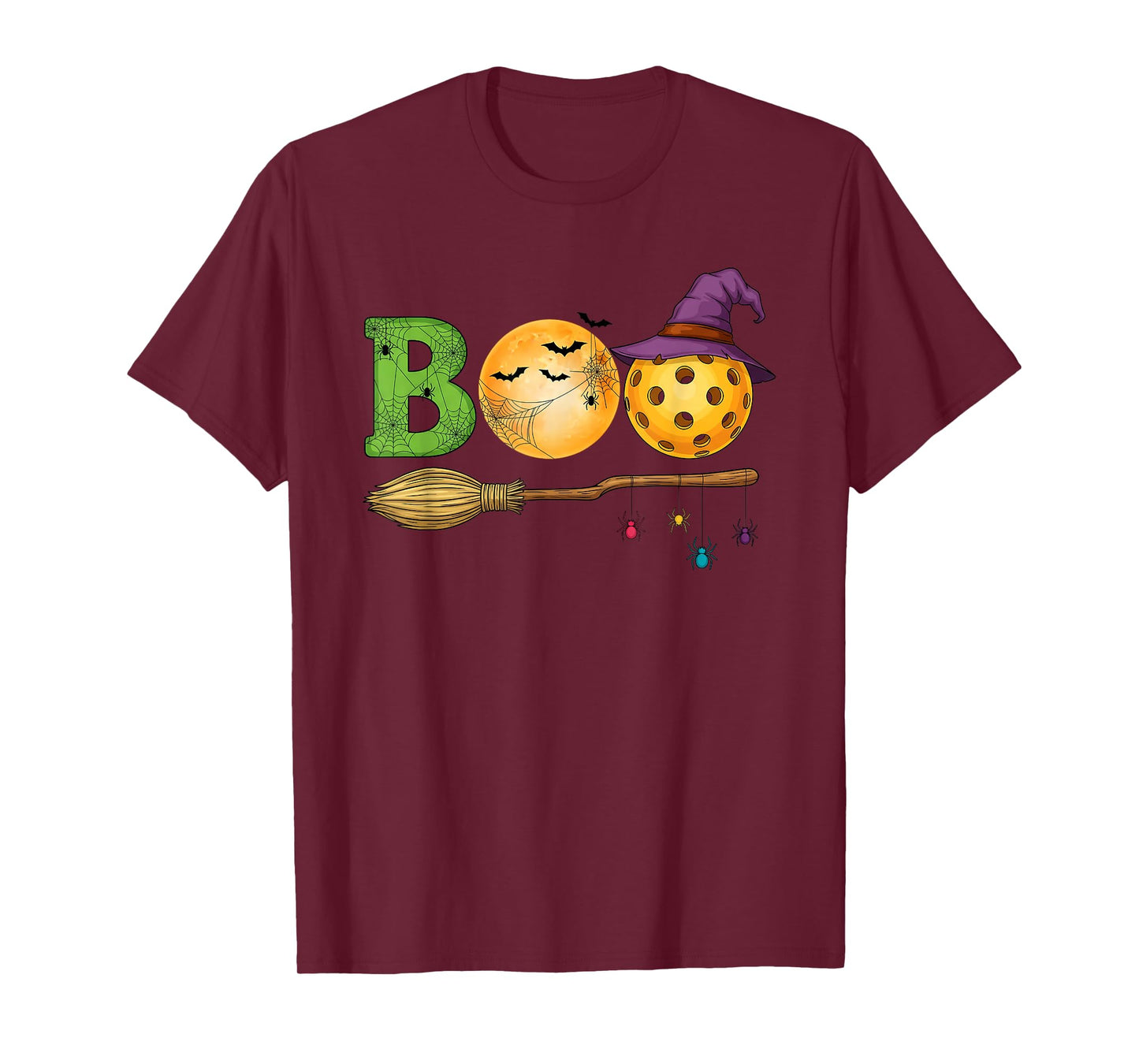 Pickleball Halloween Spooky Court Vibes Trick or Treat T-Shirt