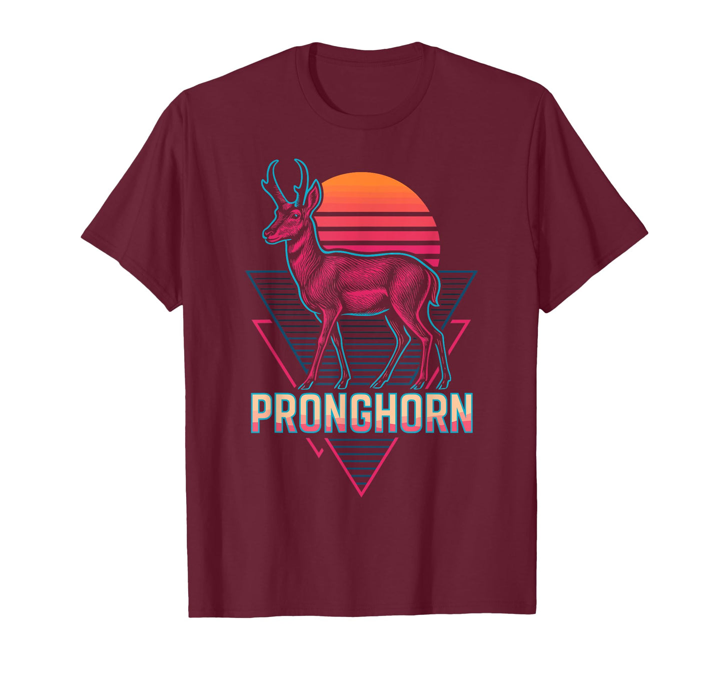 Pronghorn Antelope Retro T-Shirt