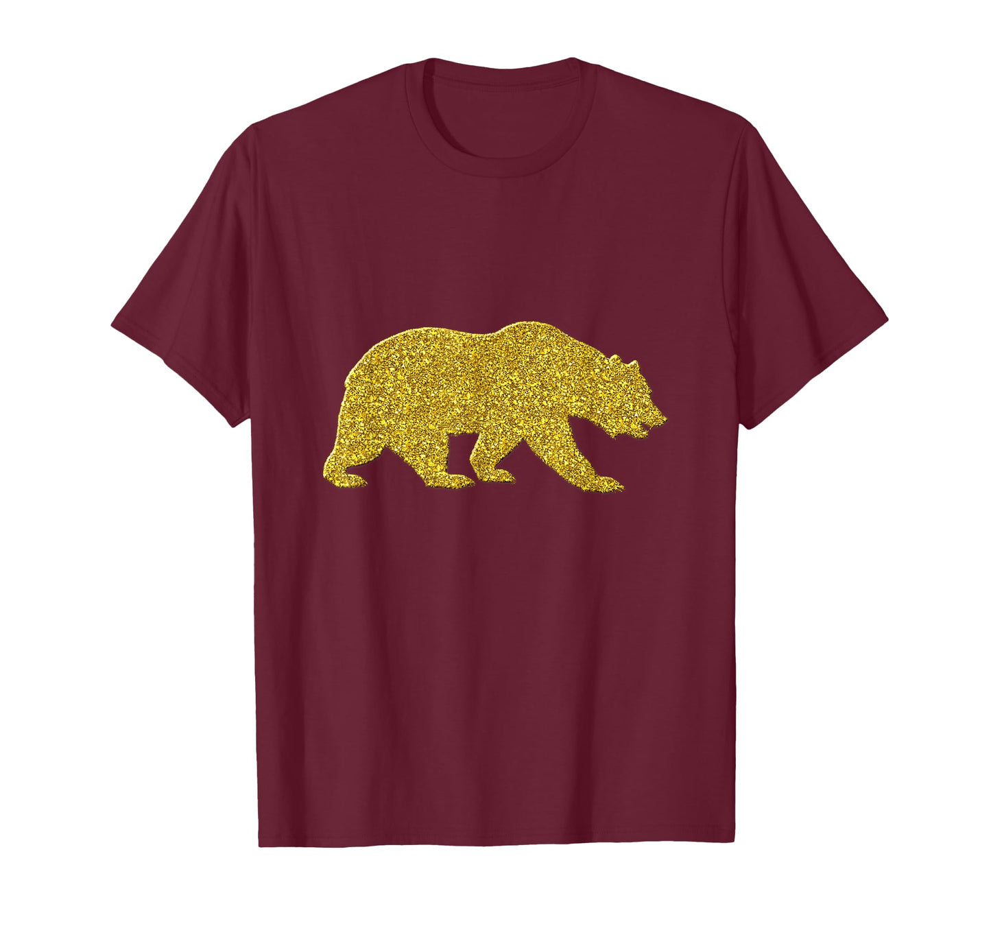 Bear Vintage Golden Retro Animal Symbol T-Shirt