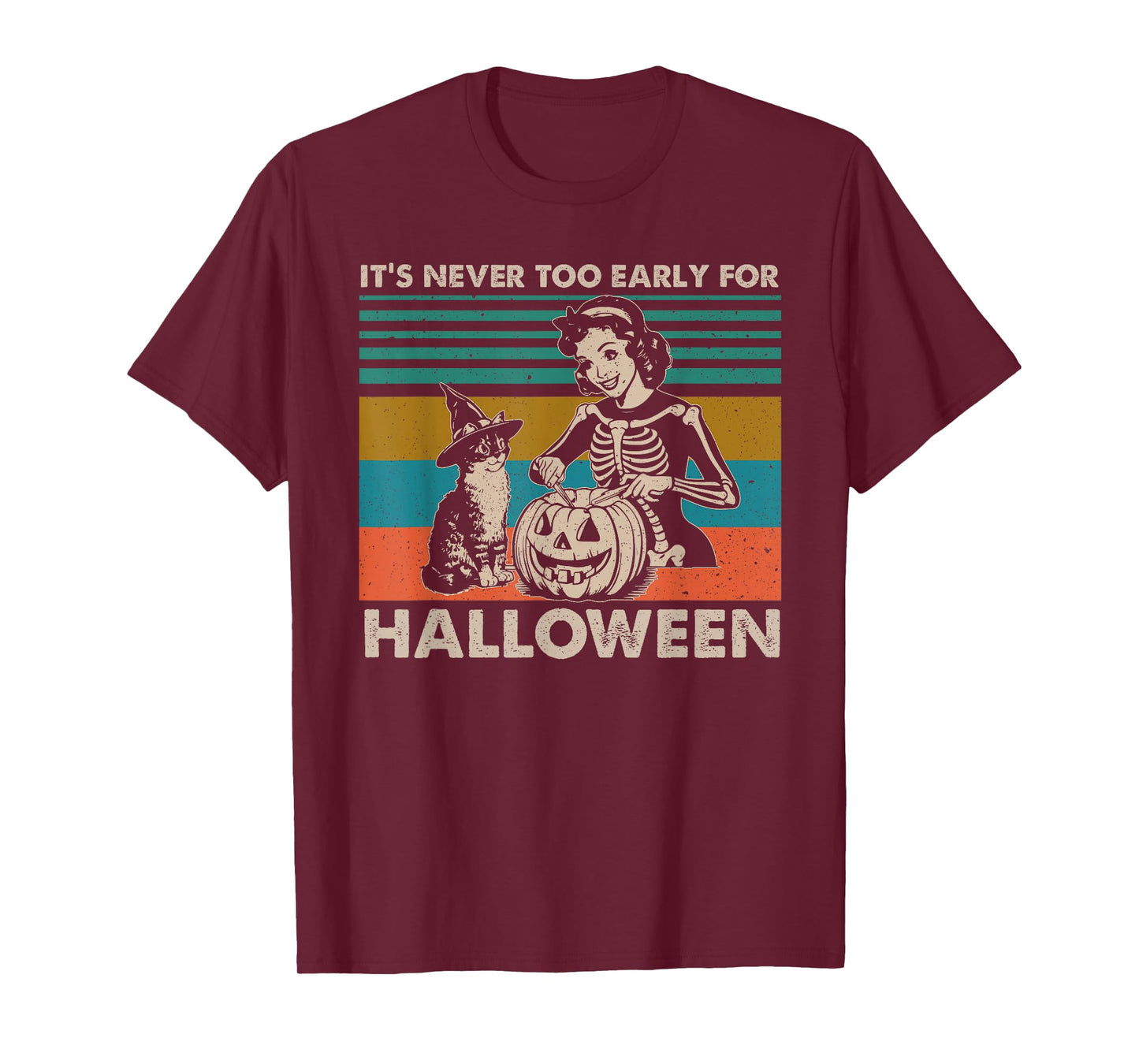 It's Never Too Early for Halloween Goth Halloween Funny T-Shirt