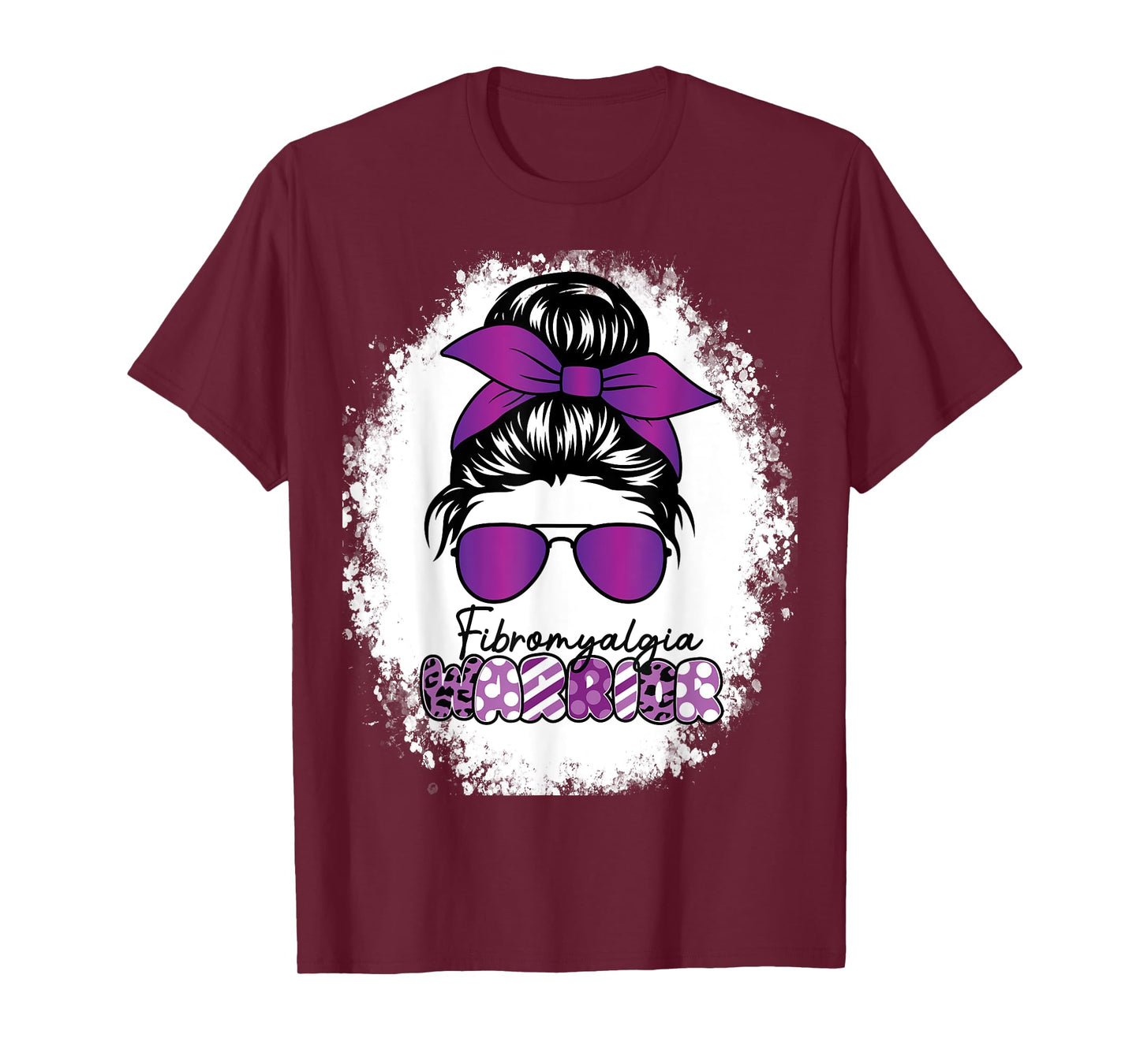 Purple Fibromyalgia Awareness Fibro Warrior Cystic Fibrosis T-Shirt