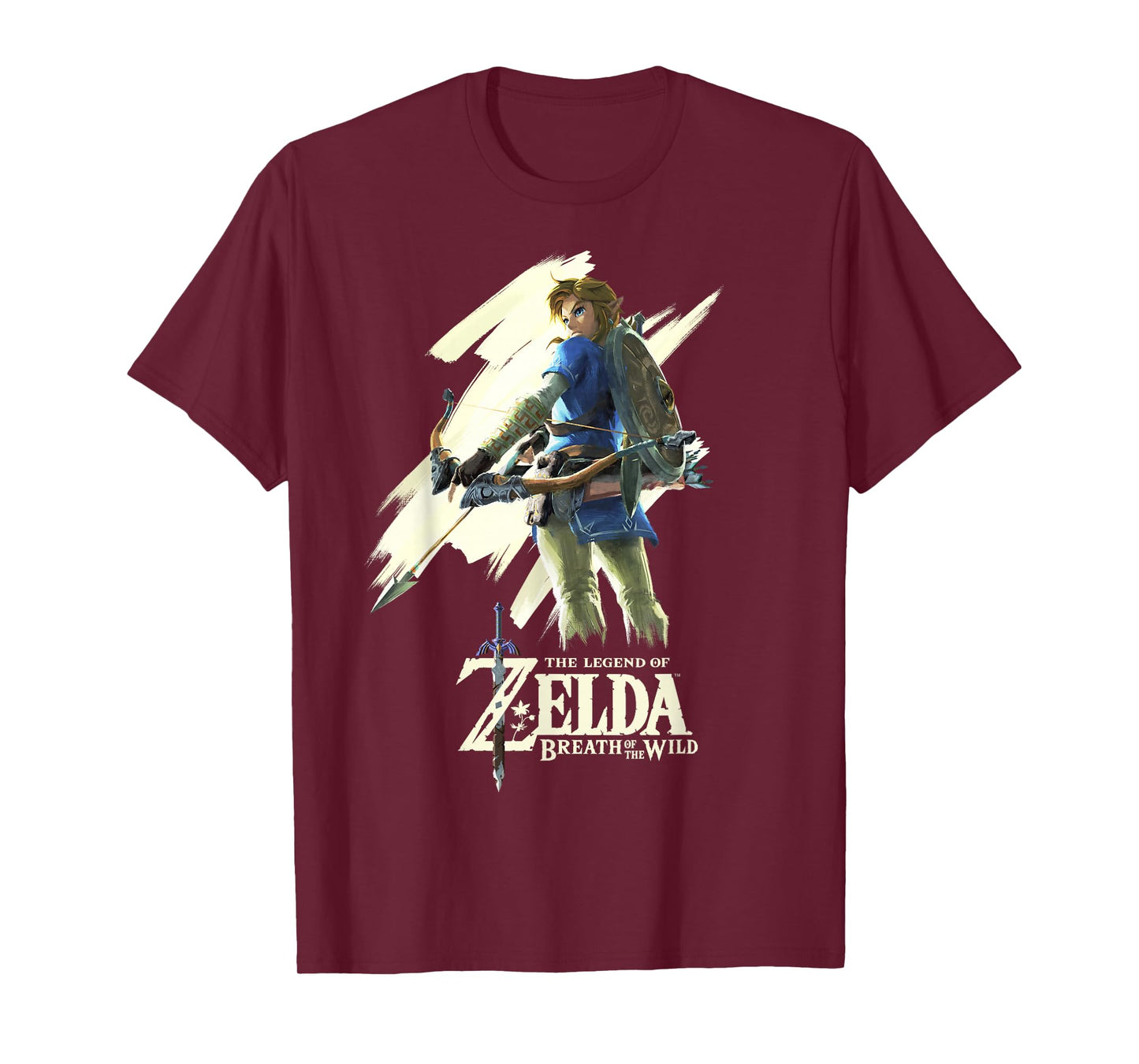Nintendo Zelda Breath of the Wild Link Stare Graphic T-Shirt T-Shirt