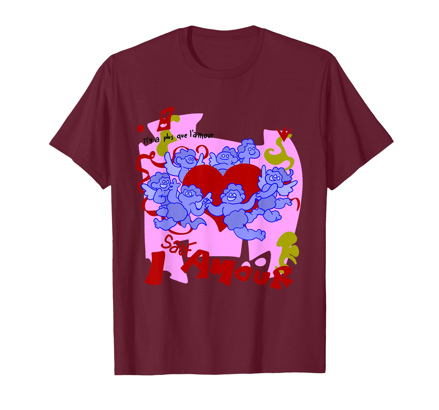 Retro 1980s Beat It Amour T-Shirt cartoon version T-Shirt