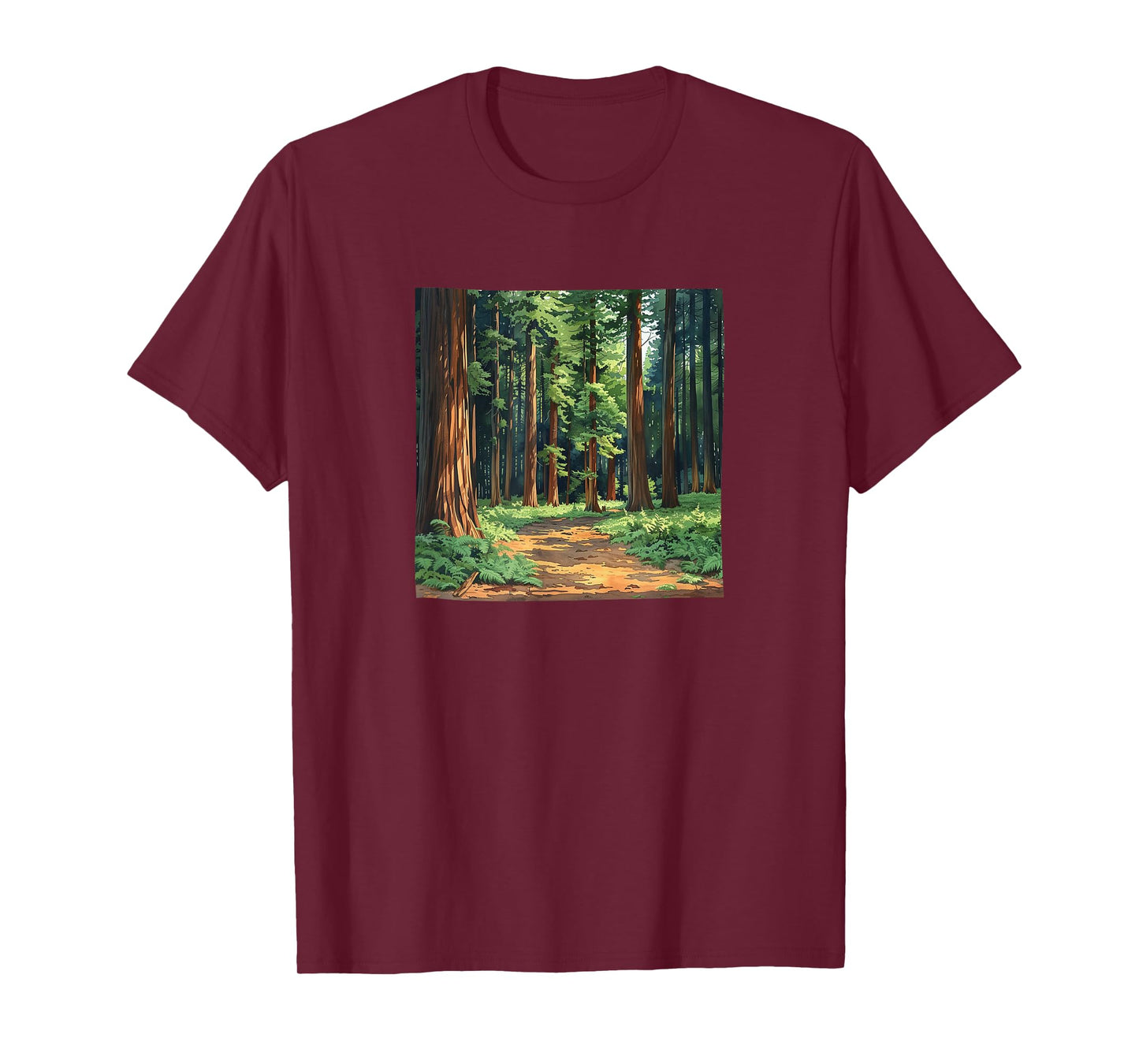 Redwood Trees Forest Graphic T-Shirt