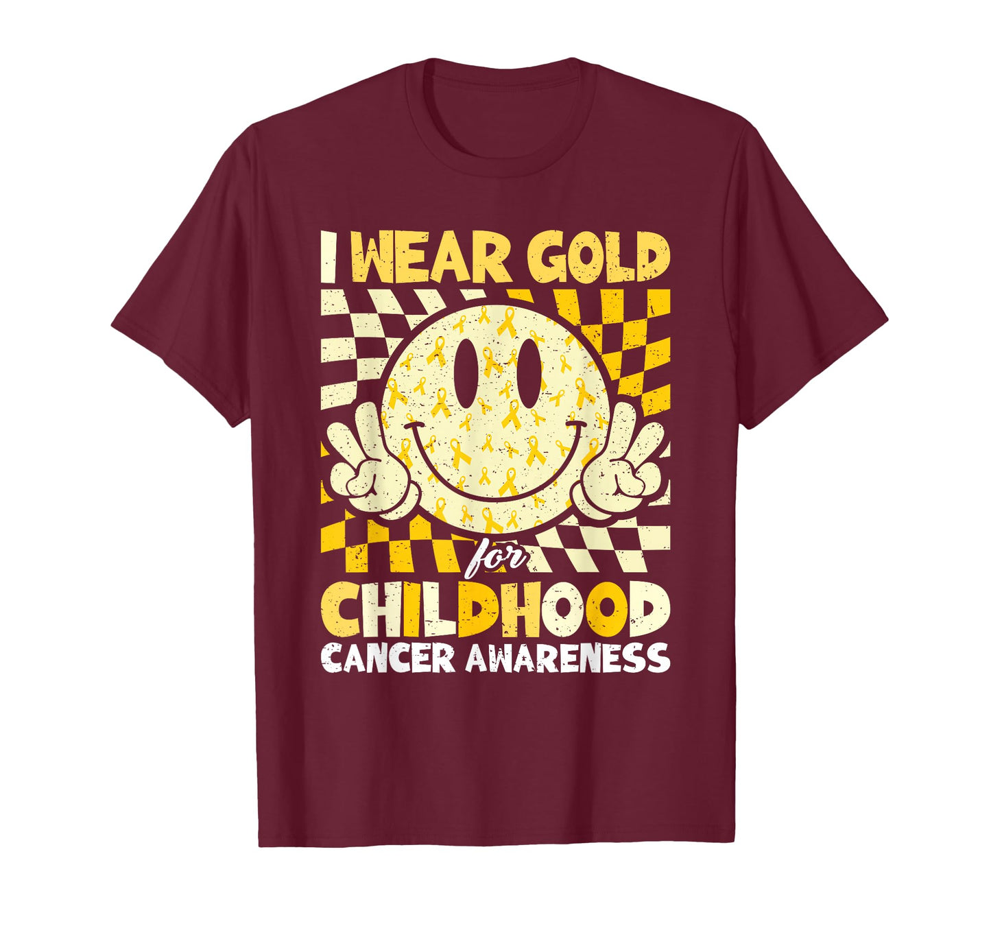 in September I Wear Gold for Childhood Cancer Awareness T-Shirt