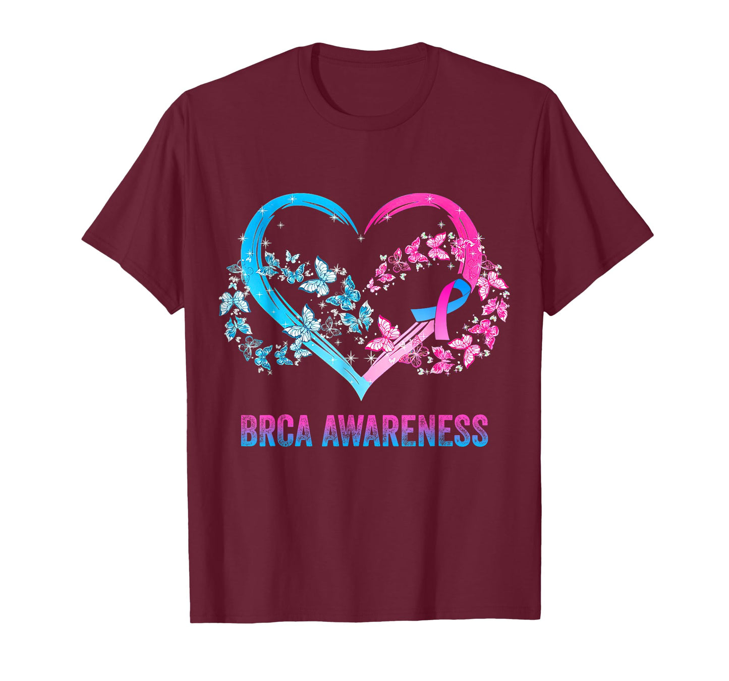 BRCA Awareness heart Gifts T-Shirt