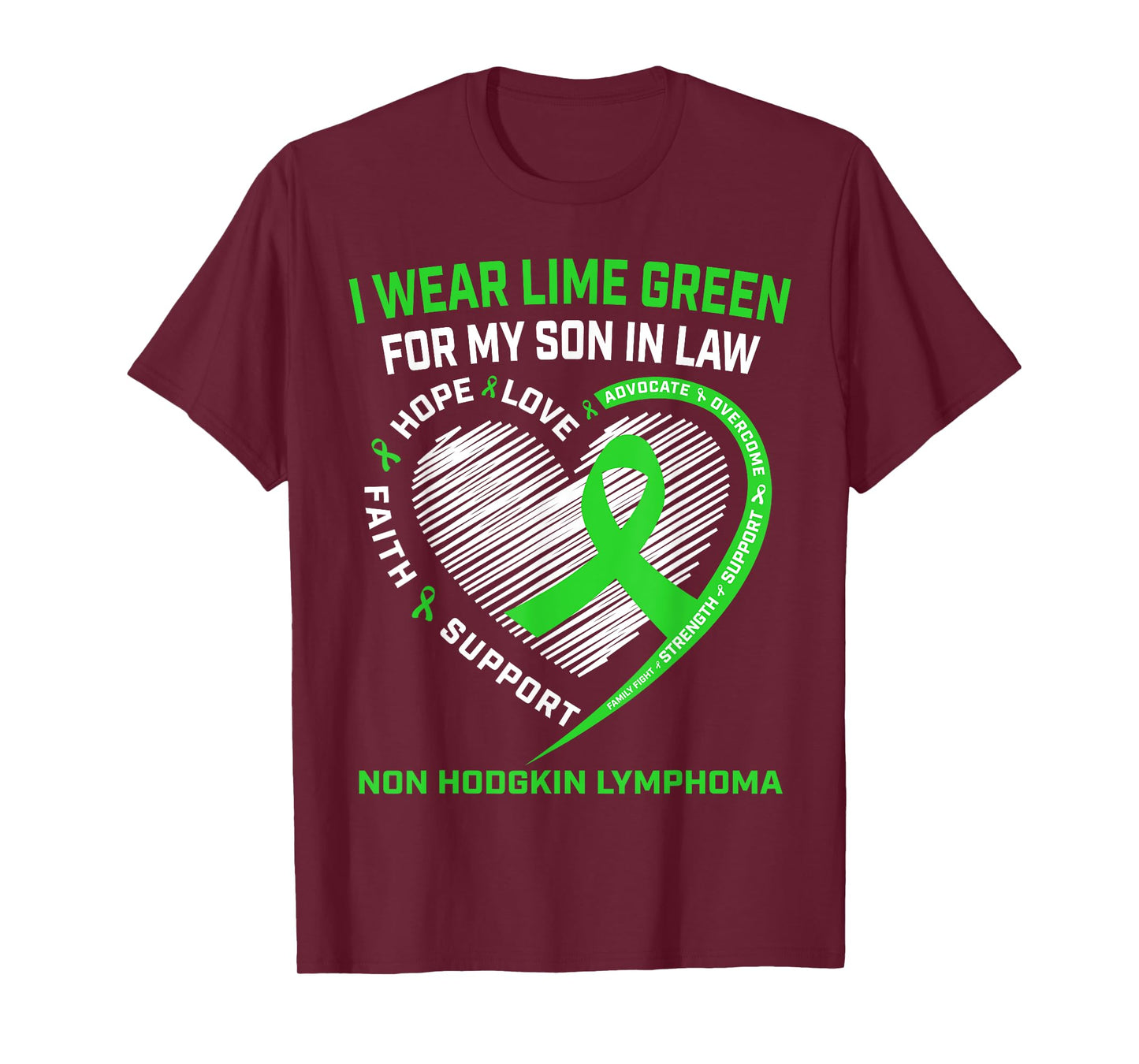 Non Hodgkins Lymphoma Cancer Awareness Shirt Son In Law T-Shirt