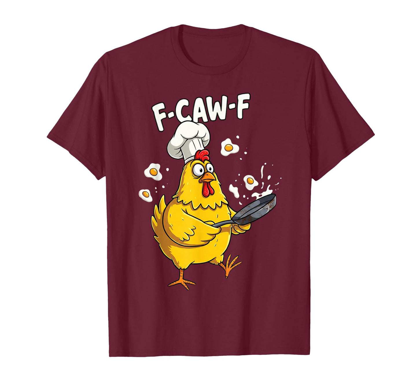F-Caw-F Black Crow Funny Black Bird Moon Gothic Adult Humor T-Shirt