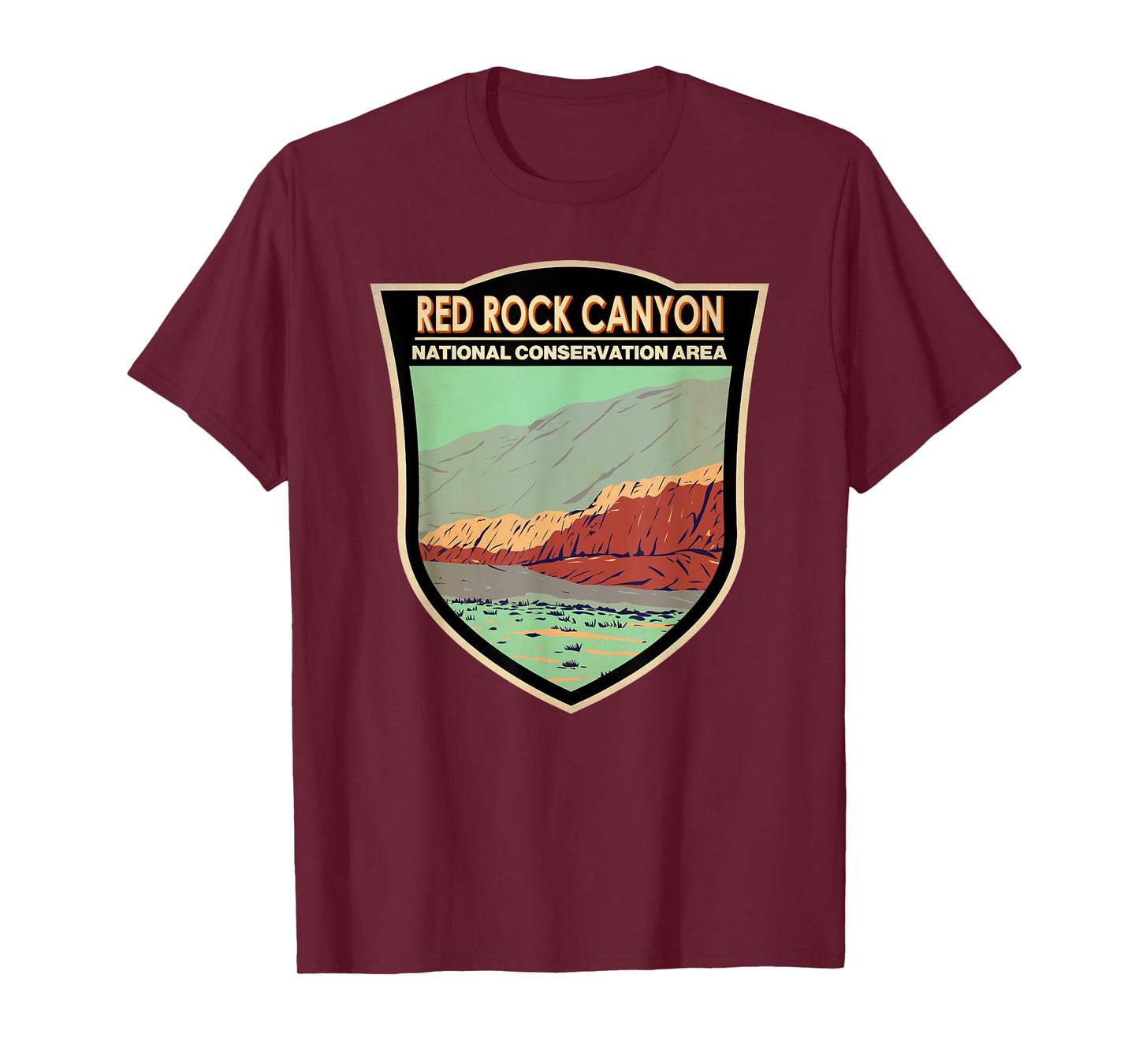 Red Rock Canyon National Conservation Area Badge T-Shirt