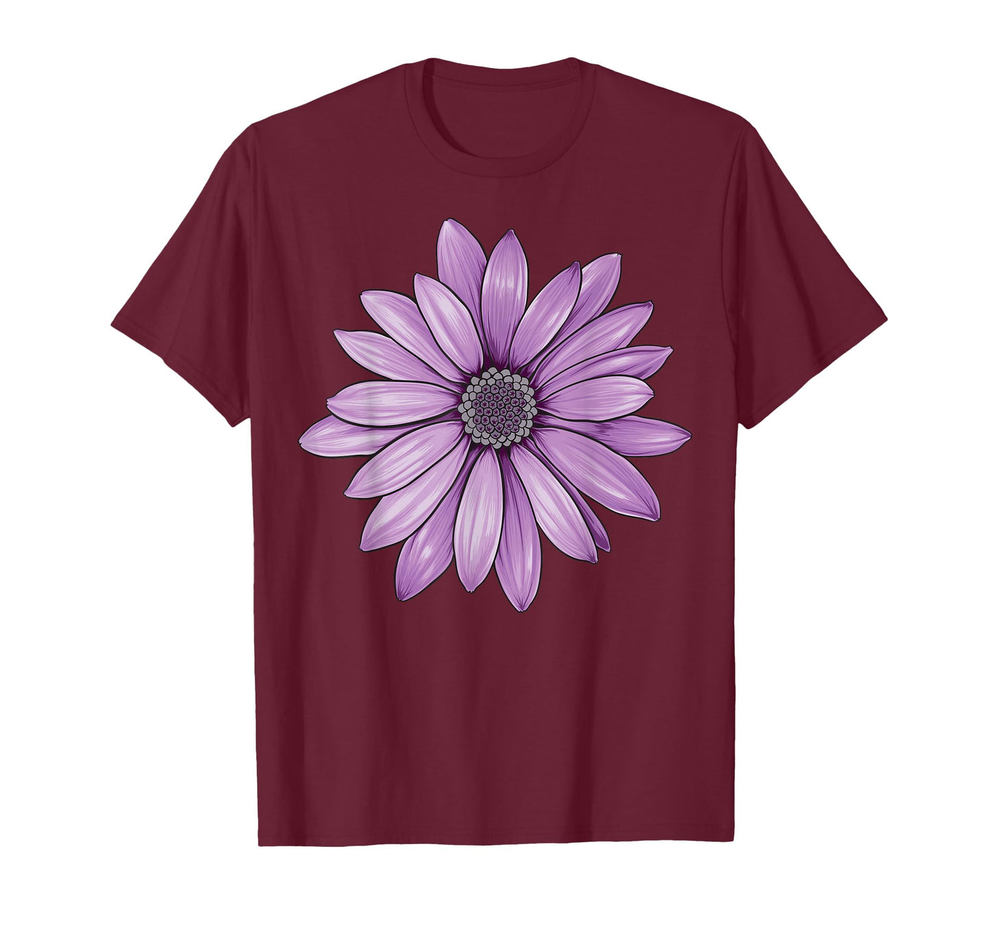 Purple Daisy Flower T-Shirt T-Shirt