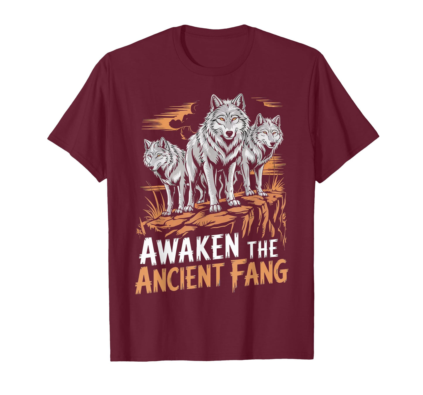 Ancient Fang Dire Wolf White Wolf Animal Dire Wolf T-Shirt