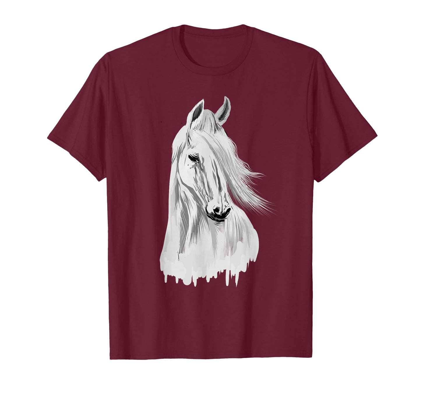 Horse Head Funny Equestrian Animal Lover Gift Men Women Kids T-Shirt