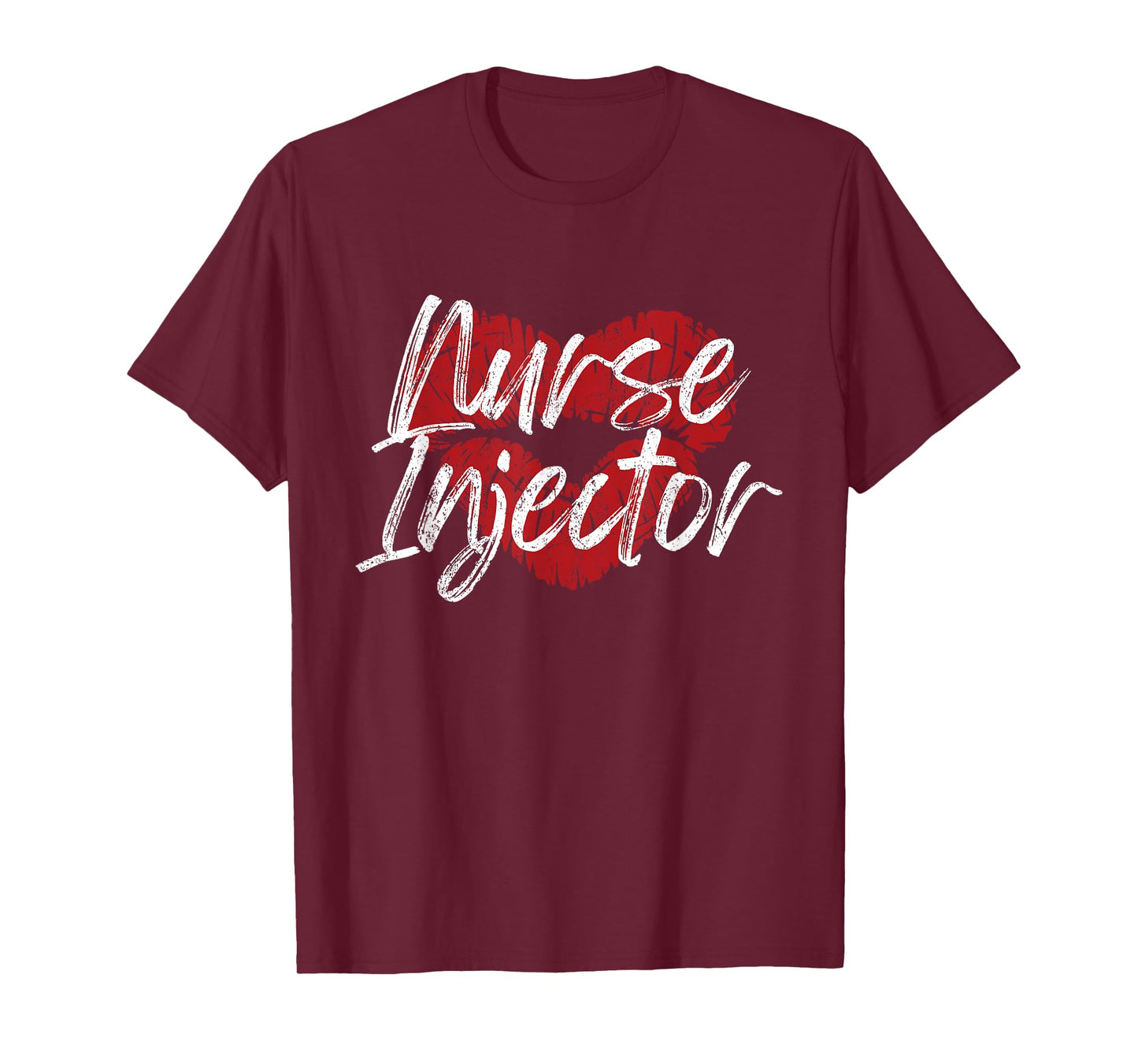 Vintage Nurse Injector Kiss Aesthetic Nurse Injector T-Shirt