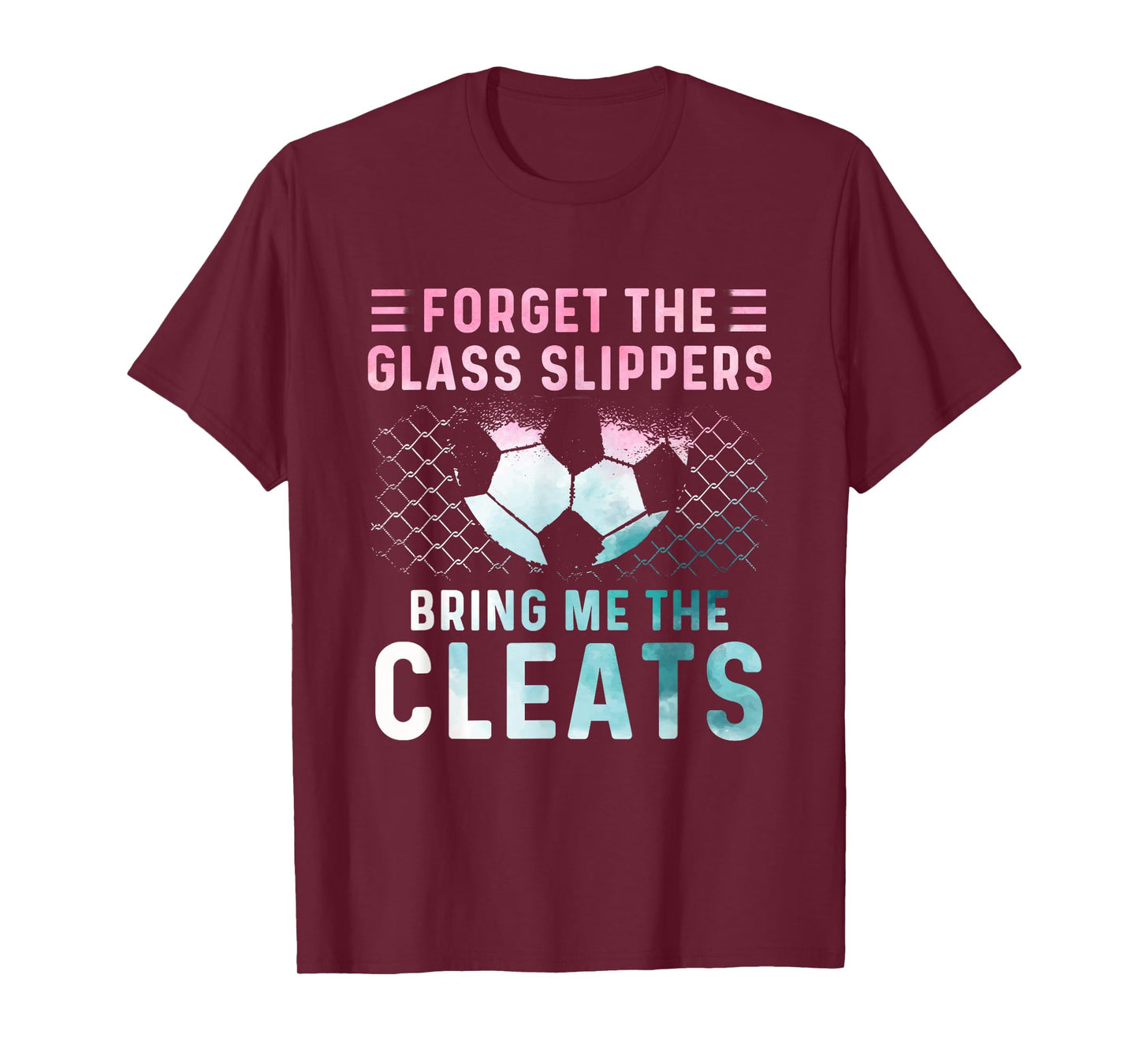 Girl Soccer Player Gifts Team Cleats Mom Goalie Captain T-Shirt