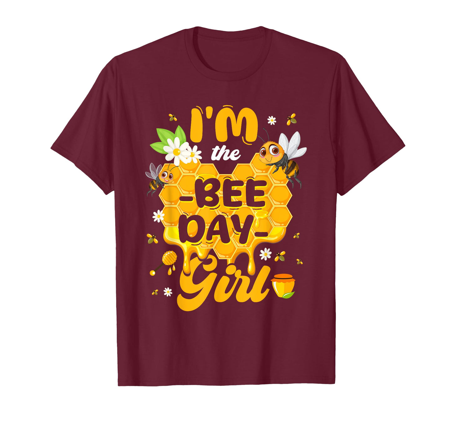 Bee Day Girl Cute Honey Bee Birthday Gift For Girls T-Shirt