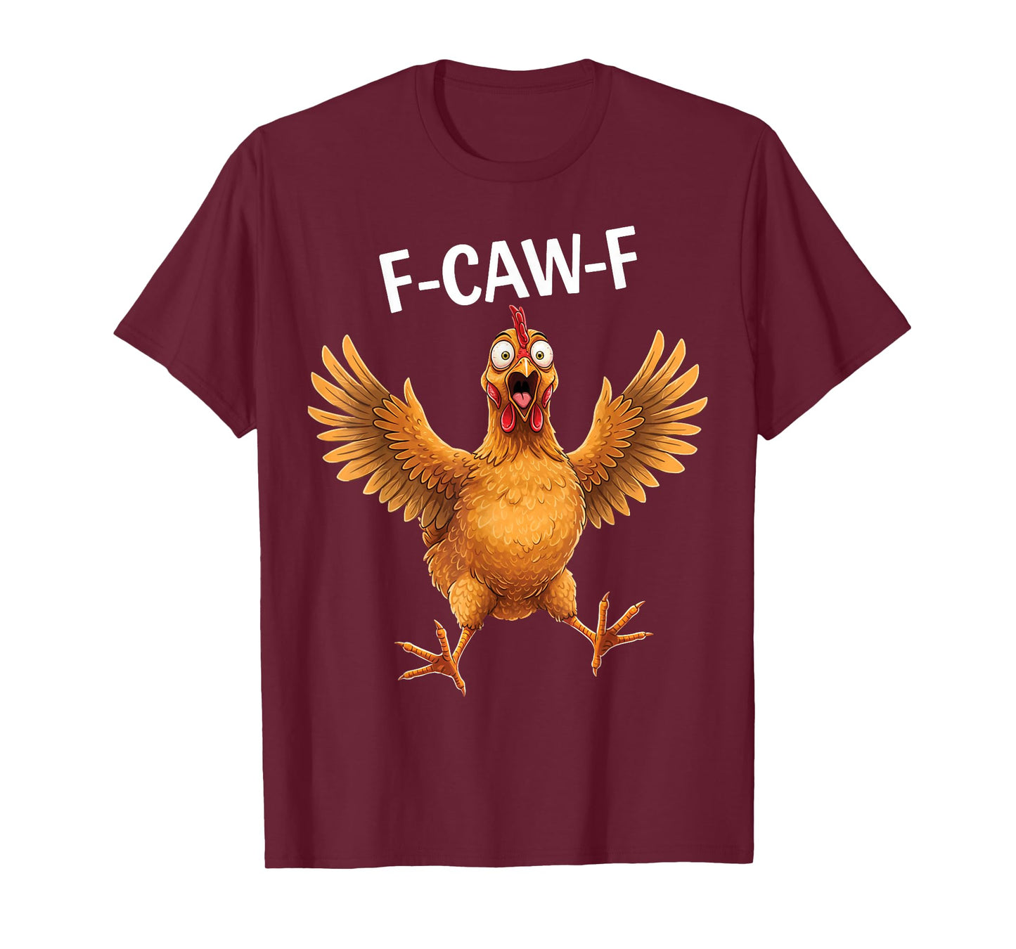 F-Caw-F Black Crow Funny Black Bird Moon Gothic Adult Humor T-Shirt