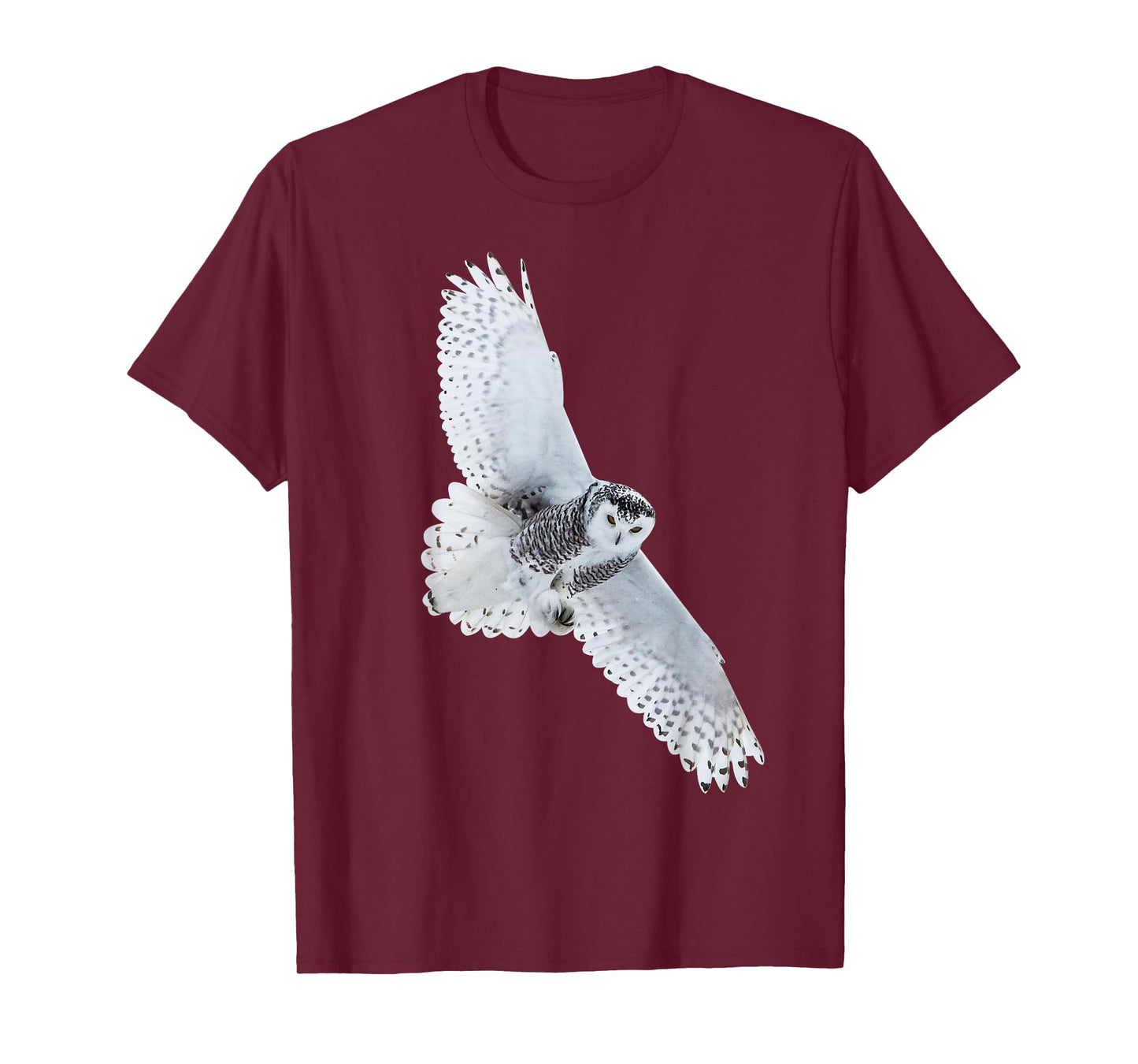 @n!mal Unisex-Adults & Kids Owl Bird Motif Animals Bird Design Owl T-Shirt - Black - Small - Short Sleeve - Cotton 60%, Polyester 40%