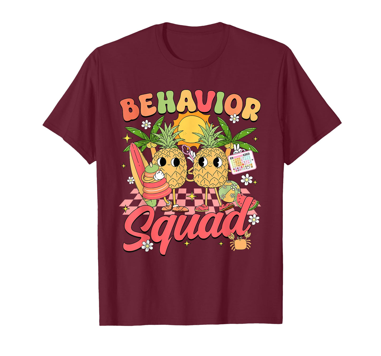 Funny Behavior Squad RBT Technician Summer Vacation T-Shirt