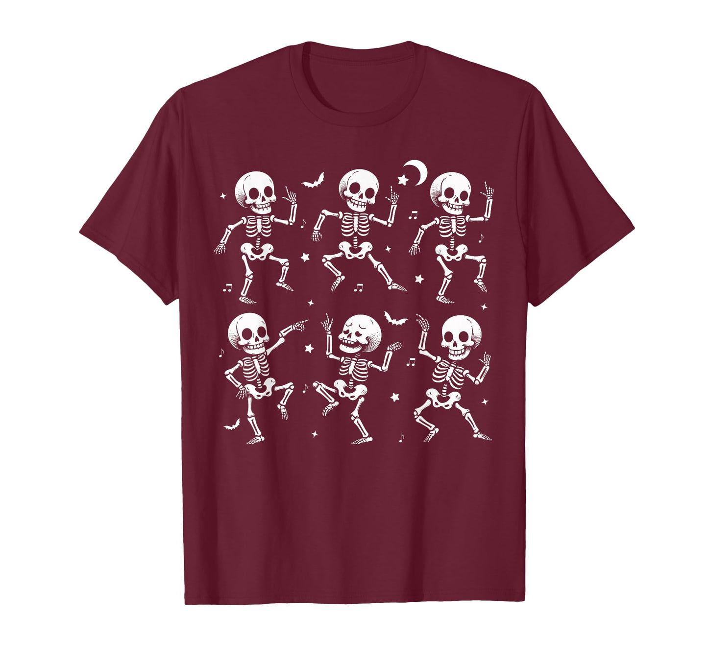 Dancing Skeletons Halloween Funny Skeleton Halloween Kids T-Shirt