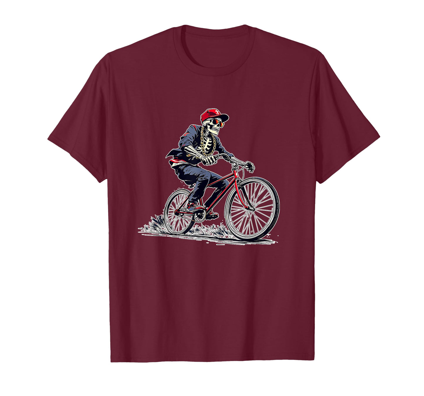 Ride Your Bike Skeleton Cycling Enthusiast T-Shirt