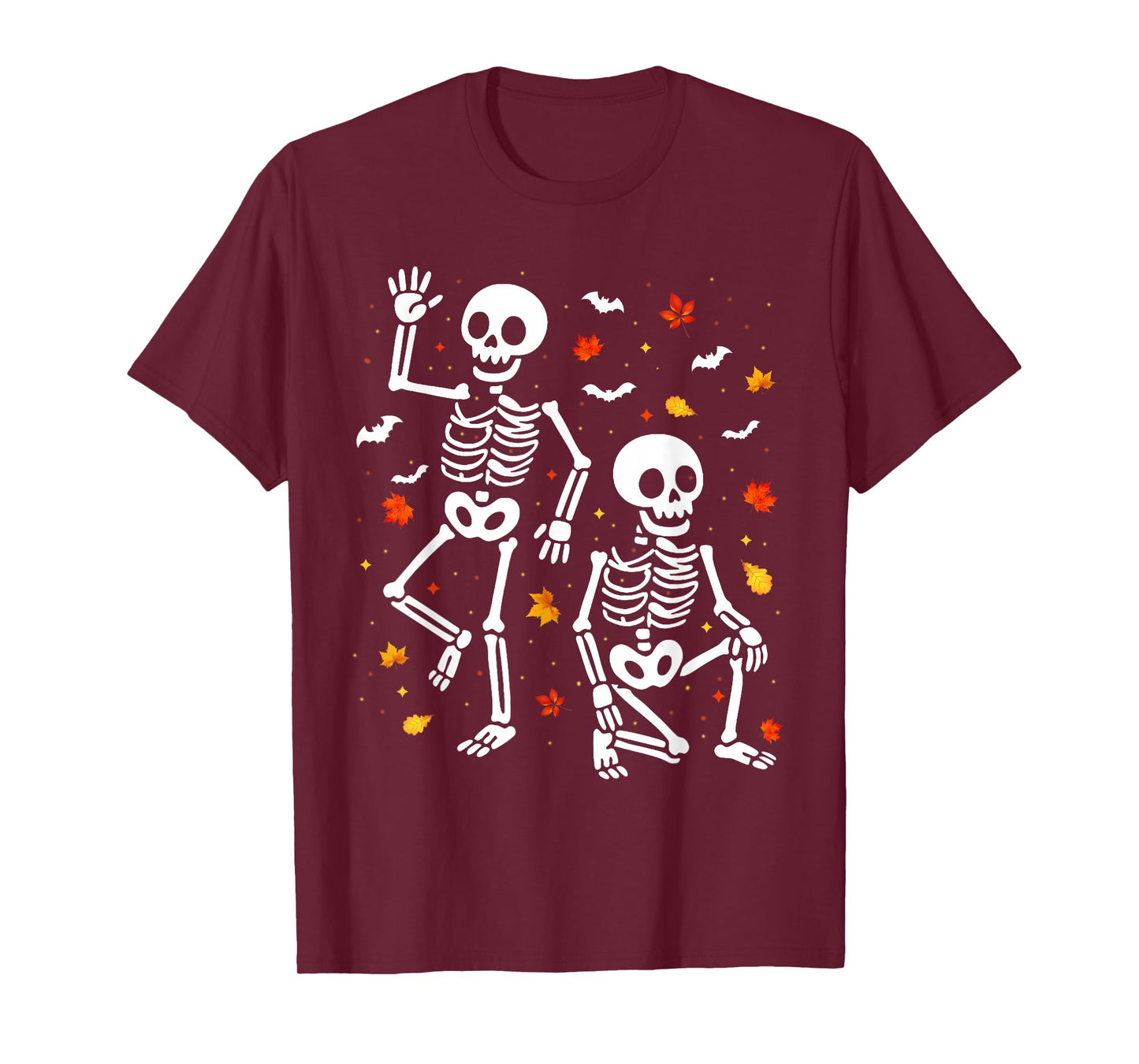 Halloween Party Skeletons Spooky Funny Party Pijama Matching T-Shirt