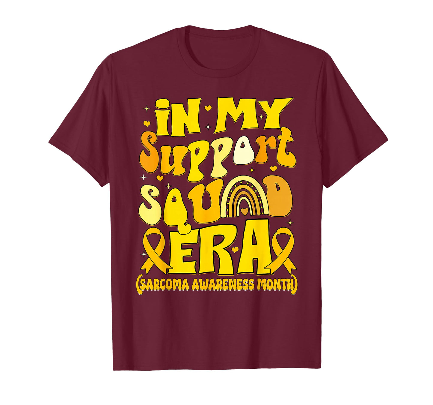 In My Support Squad Era Advocate Sarcoma Awareness T-Shirt