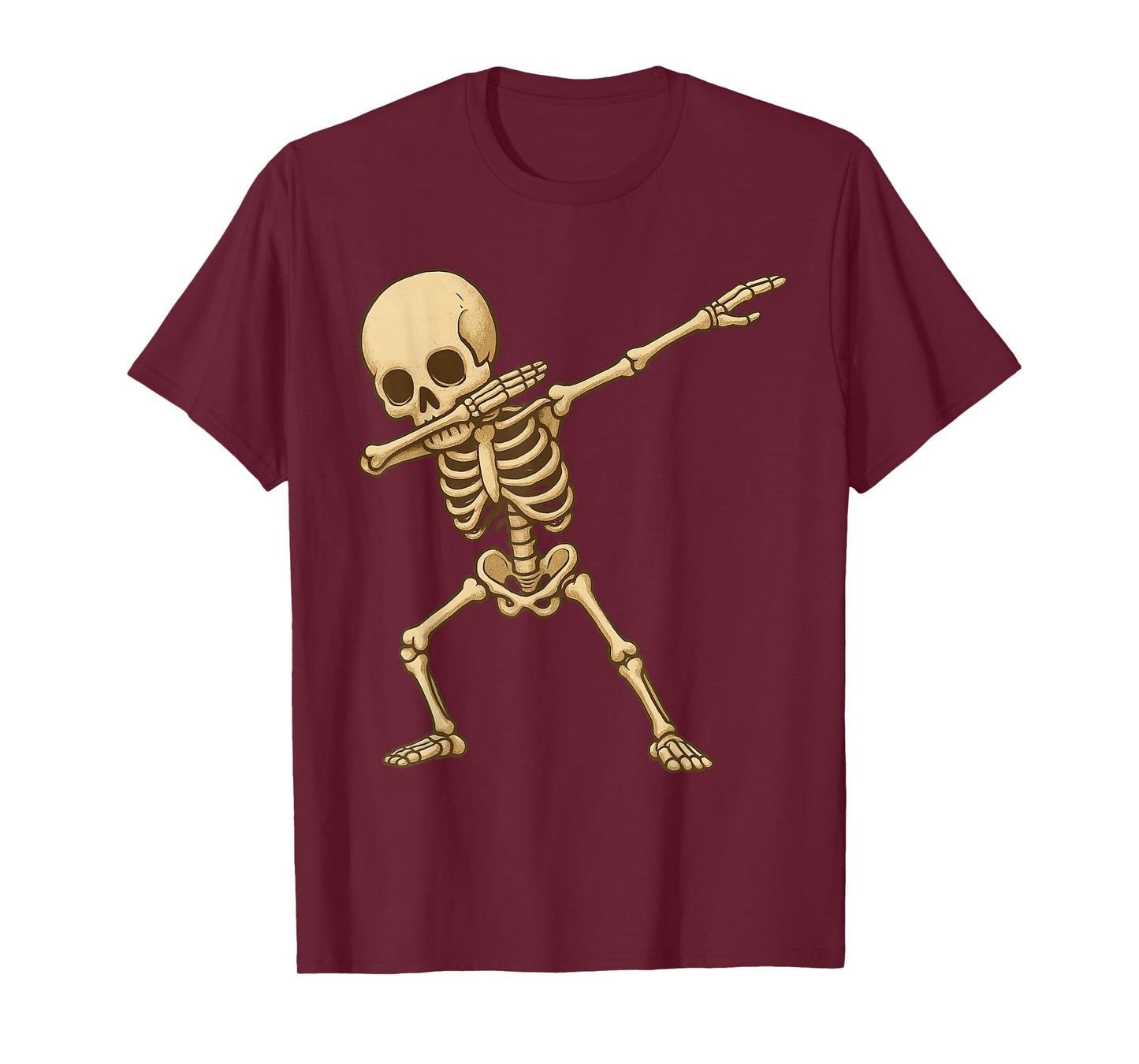Funny Dabbing Skeleton Pirate Halloween Kids Jolly Roger T-Shirt