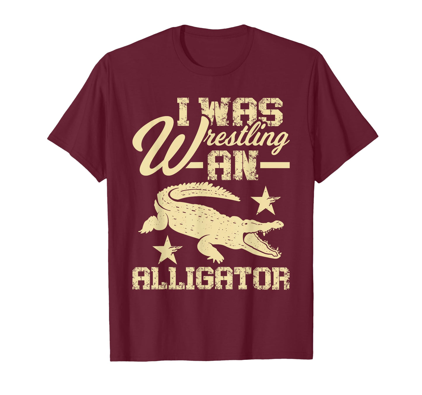 I Was Wrestling An Alligator - Handicap Wheelchair Amputee T-Shirt
