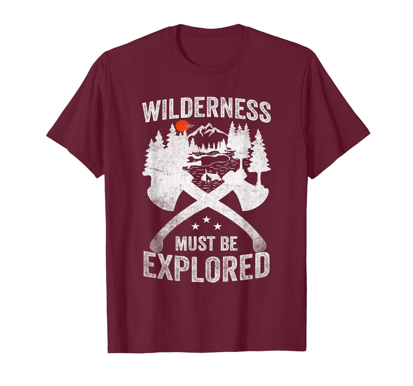 Camping Wilderness Must Be Explored Explorer Adventure T-Shirt