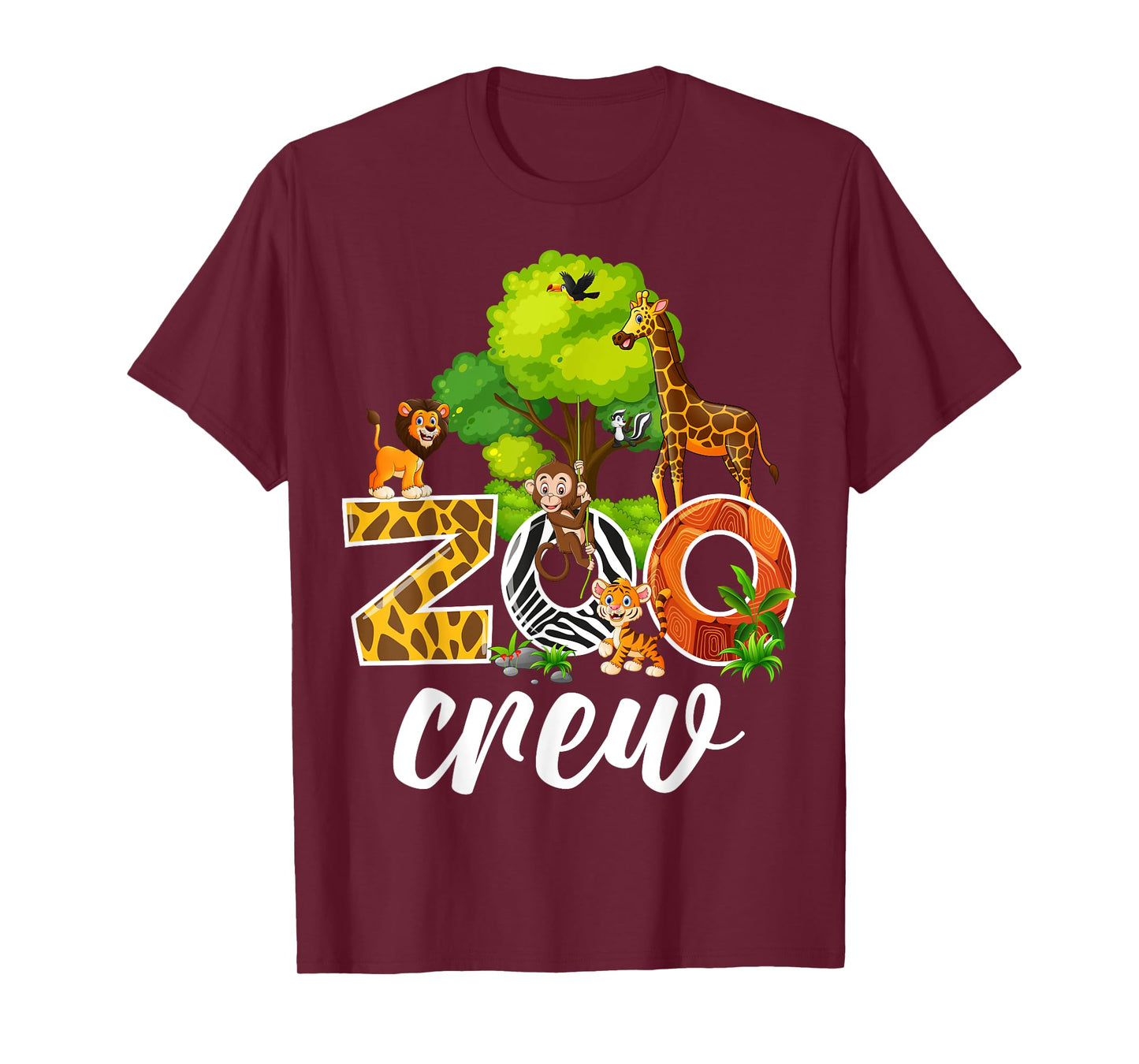 Zoo Keeper Safari Wildlife Jungle Animals Zoo Crew T-Shirt