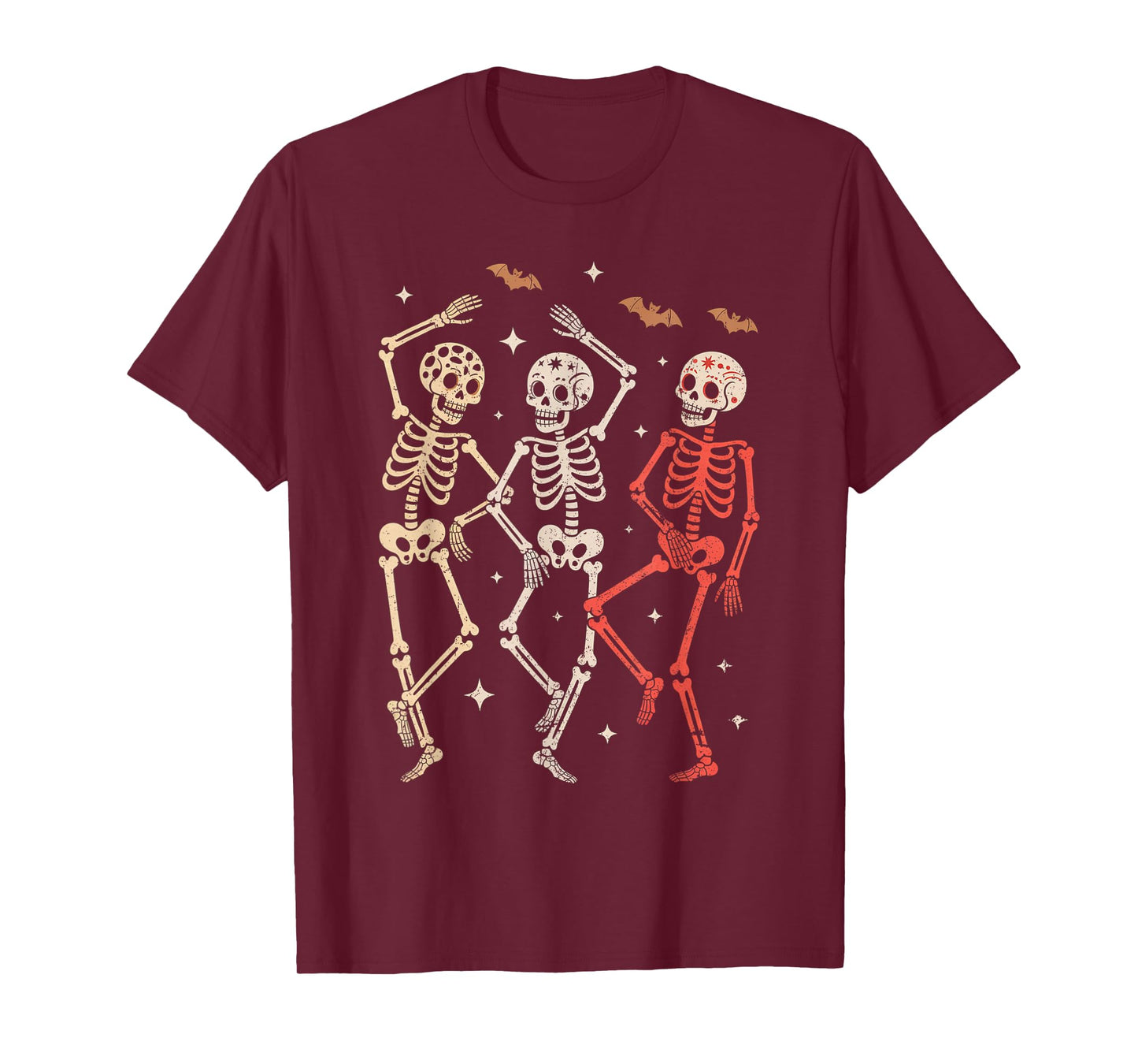 Dancing Skeletons Halloween Dance of Death Macabre Skeleton T-Shirt