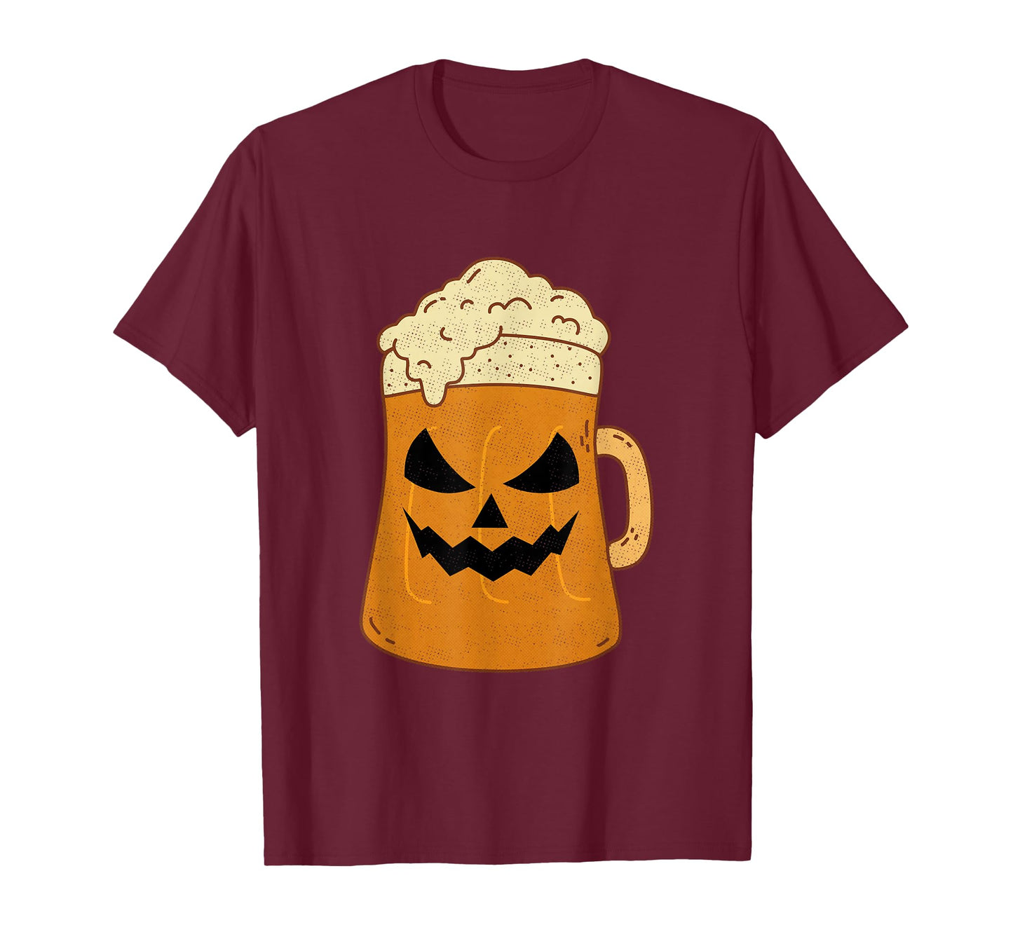 Beer Lover Pumpkin Face Happy Halloween 2024 T-Shirt