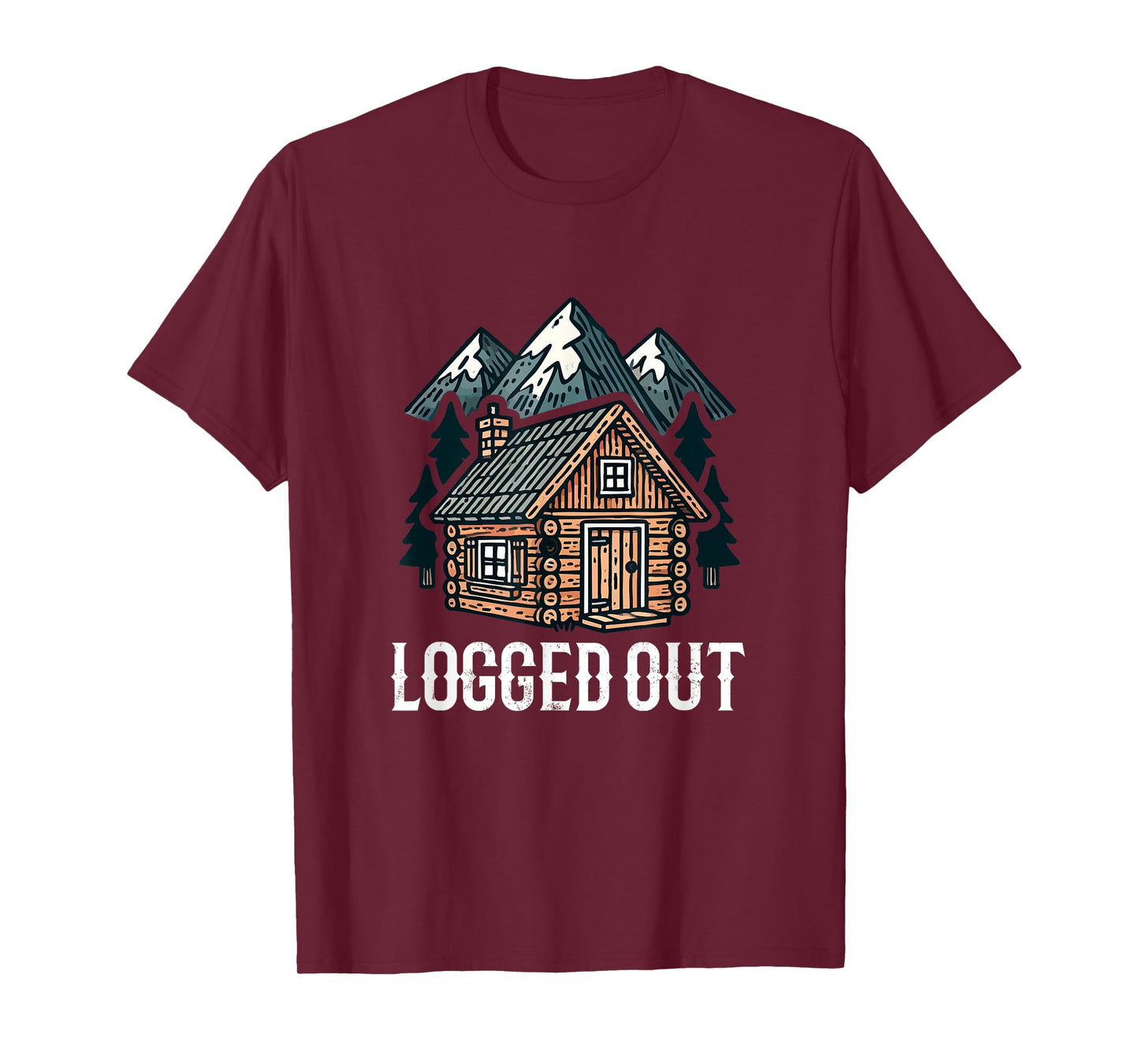 Cabin Logged Out, outdoor cabin T-Shirt
