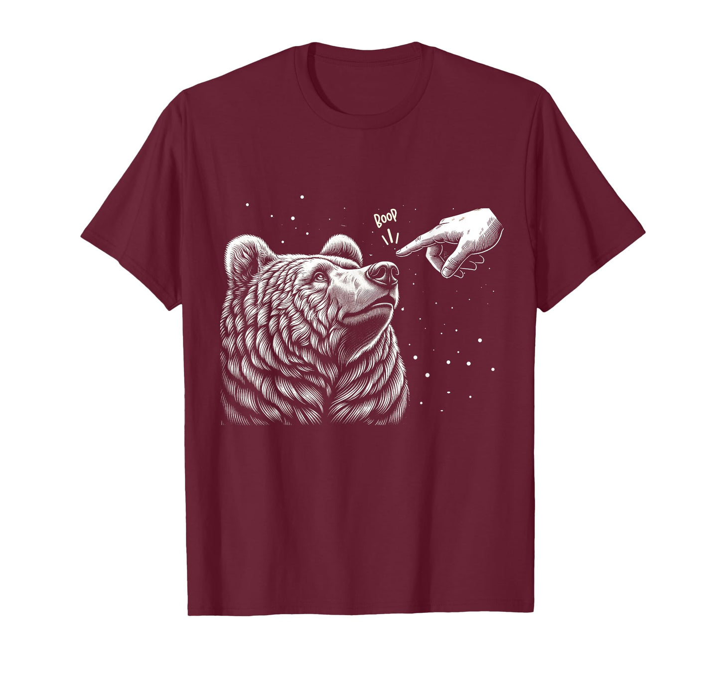 National Park Bear Boop Bear Nose Boop Bear T-Shirt