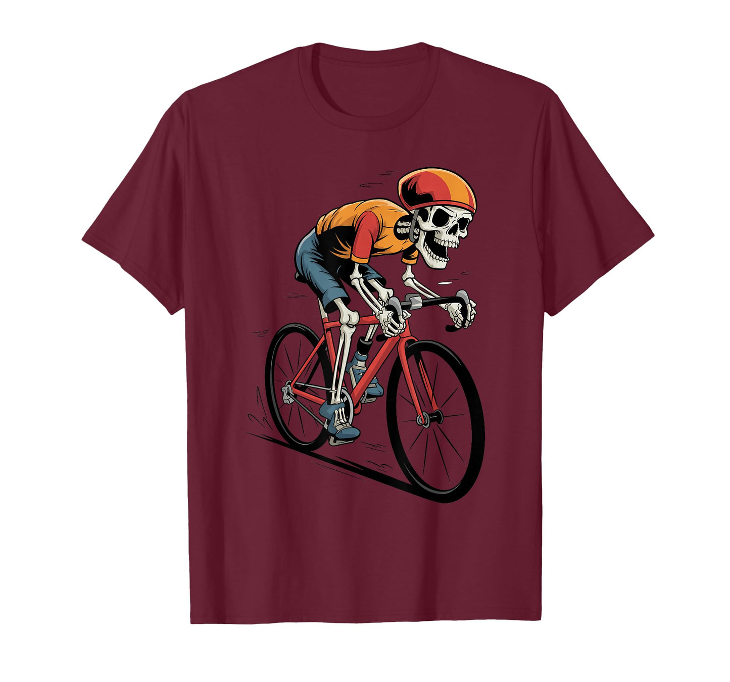 Funny Skeleton Cycling Halloween Costume Cycler Toddler Kids T-Shirt