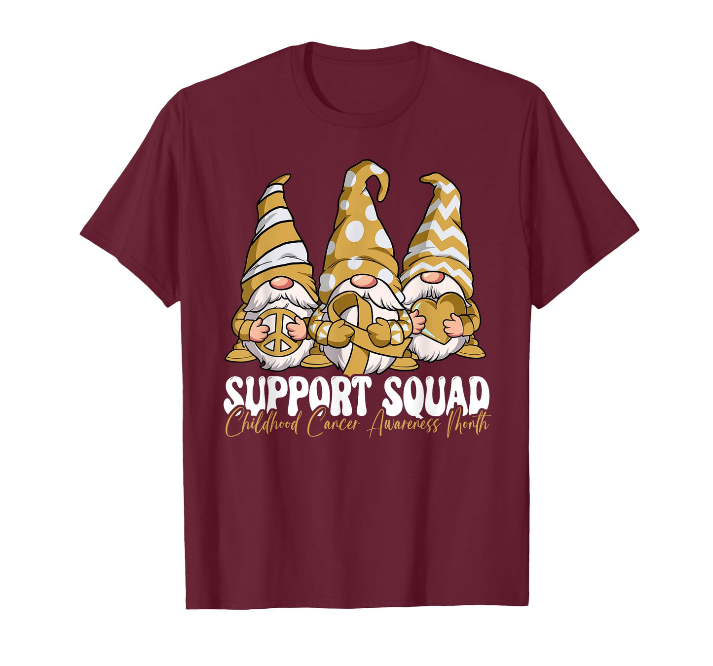 Support Squad Childhood Cancer Awareness Month T-Shirt