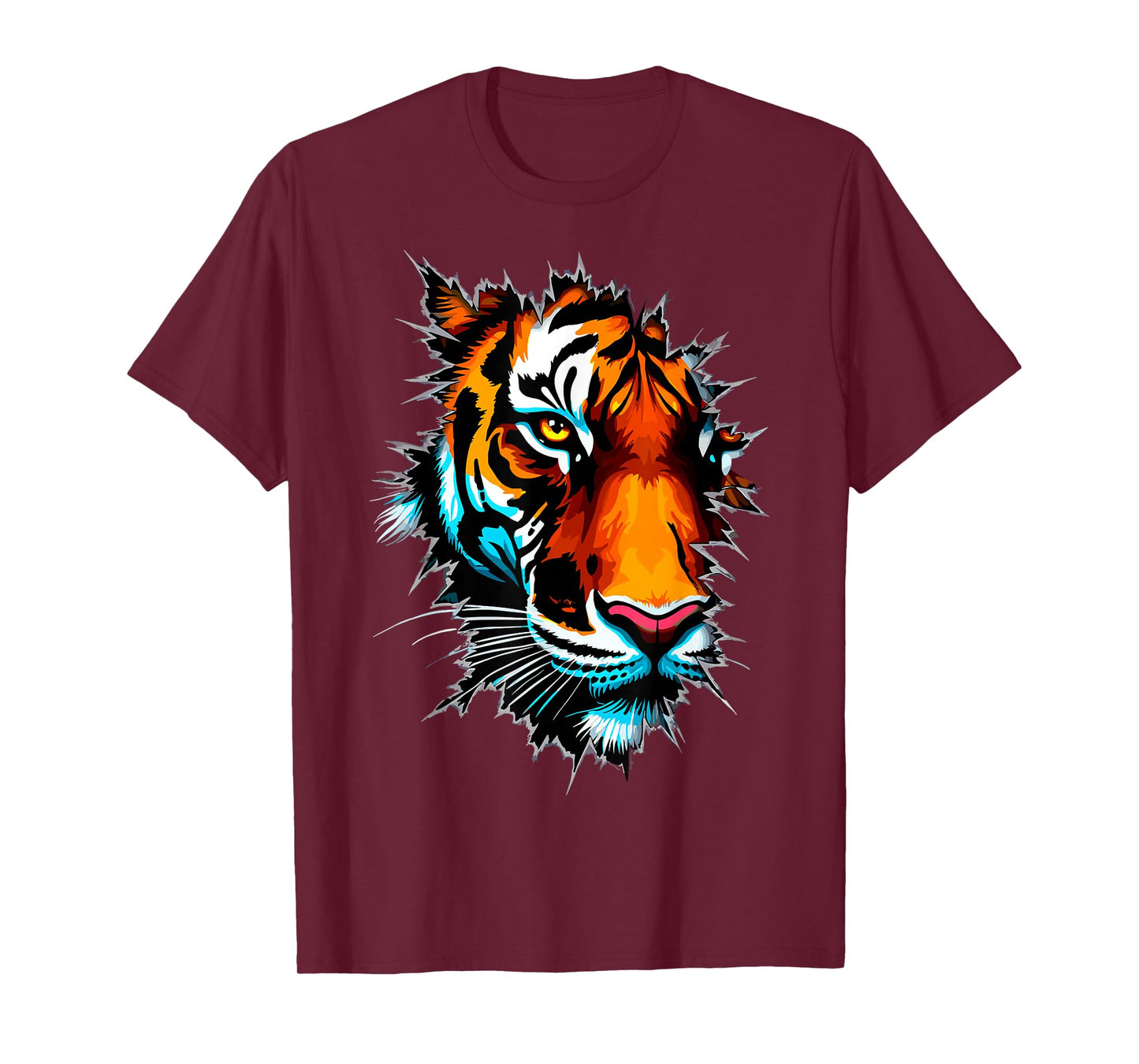 Tiger Face Wild Animal Tiger T-Shirt