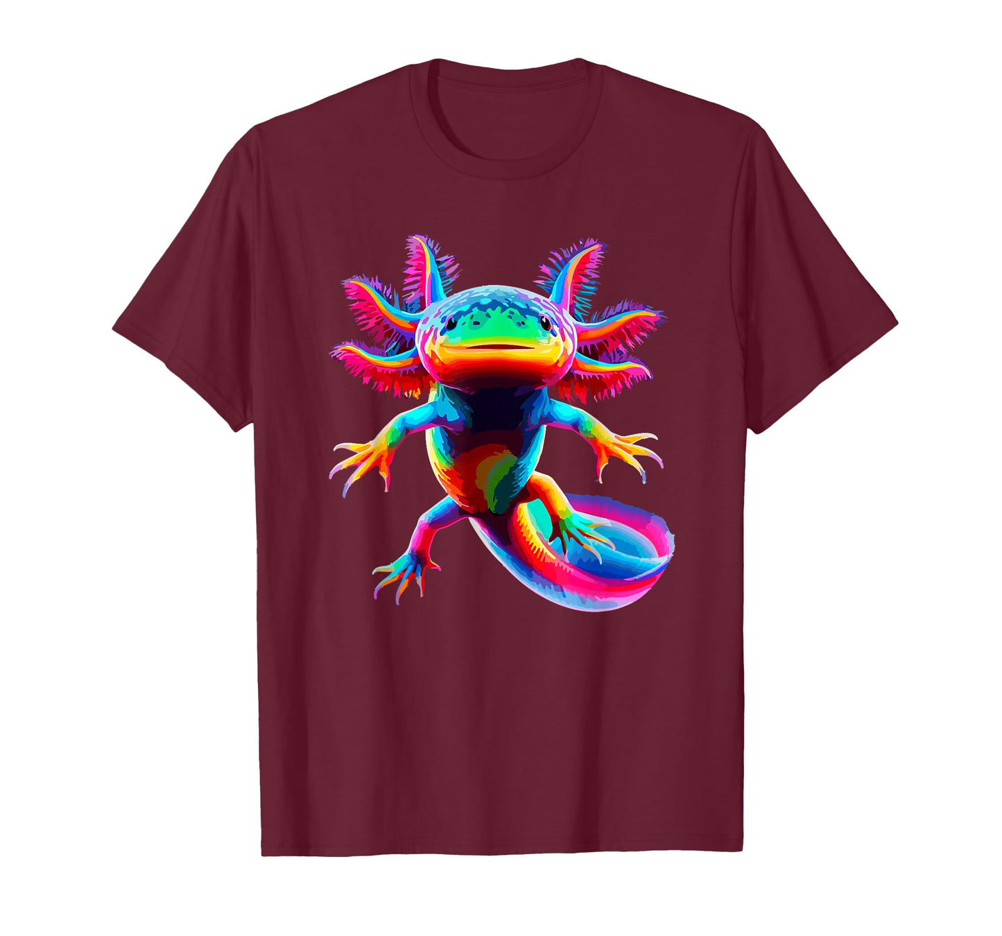Axolotl Beautiful Colorful Axolotl T-Shirt