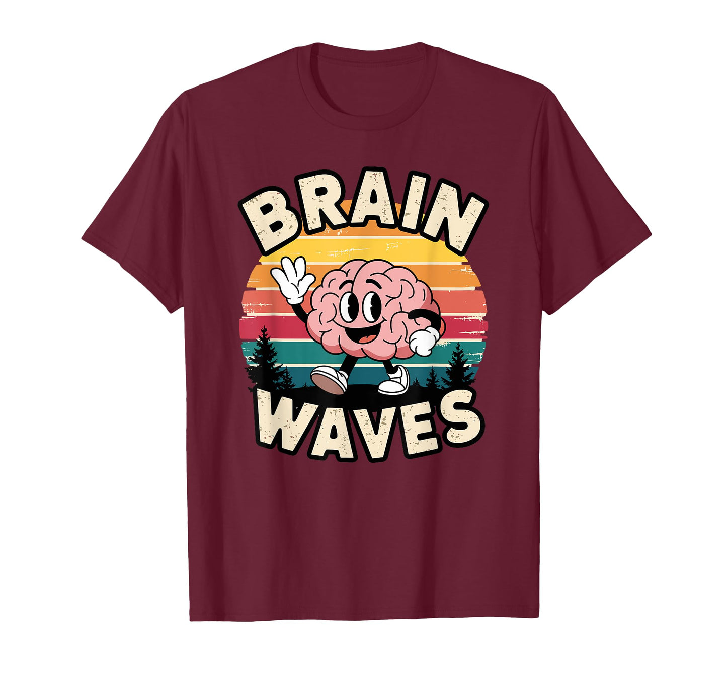 Brain Waves Brain Science Neurology Neuroscience T-Shirt