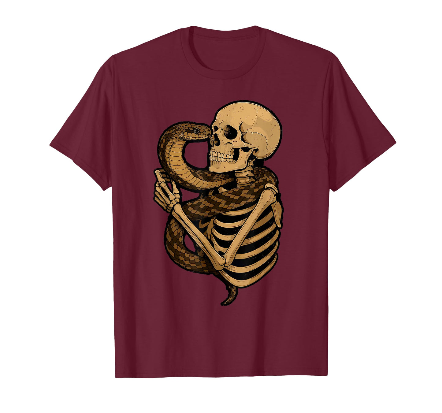 Skeleton Snake Halloween Zoo Animal Wildlife Spooky Season T-Shirt
