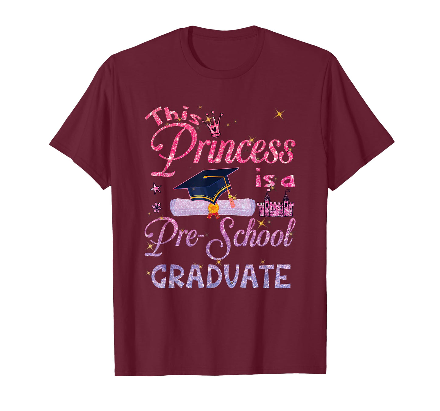 This Princess Is A Pre School Graduate Graduation Pre K T-Shirt