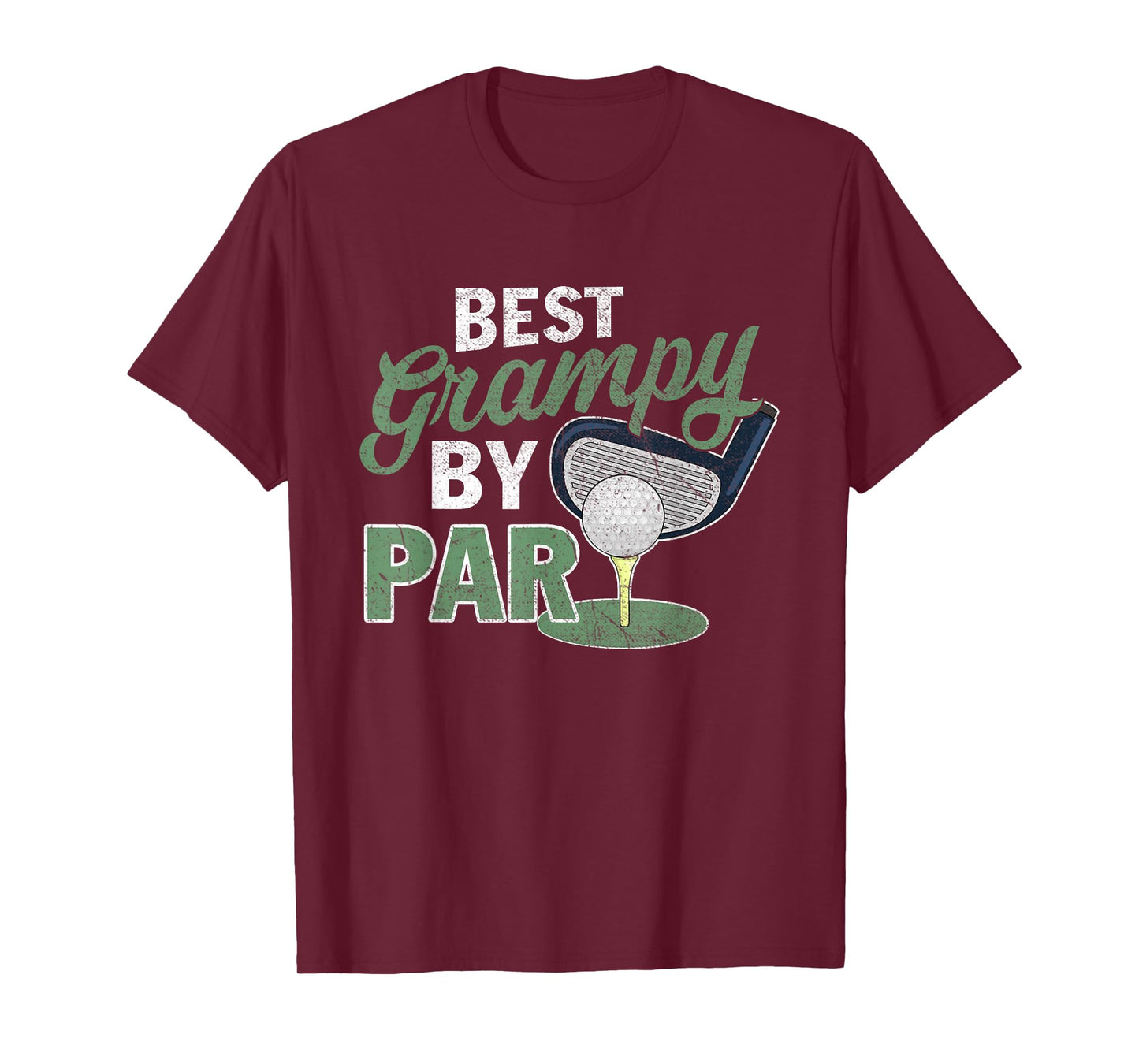 Best Grampy By Par T-Shirt Fathers Day Golf Sports T-Shirt