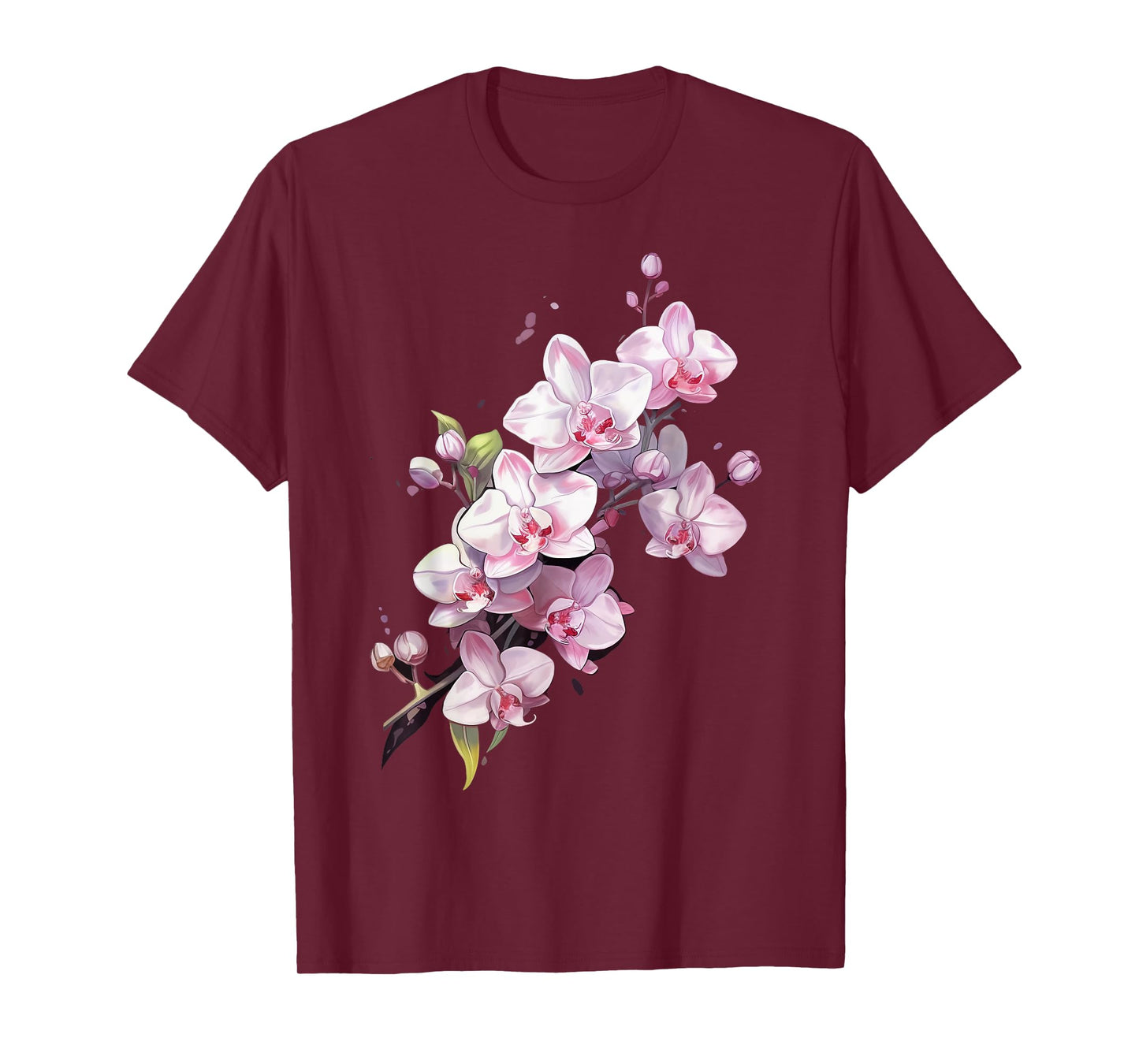 Beautiful Orchid Flower on floral Orchid T-Shirt