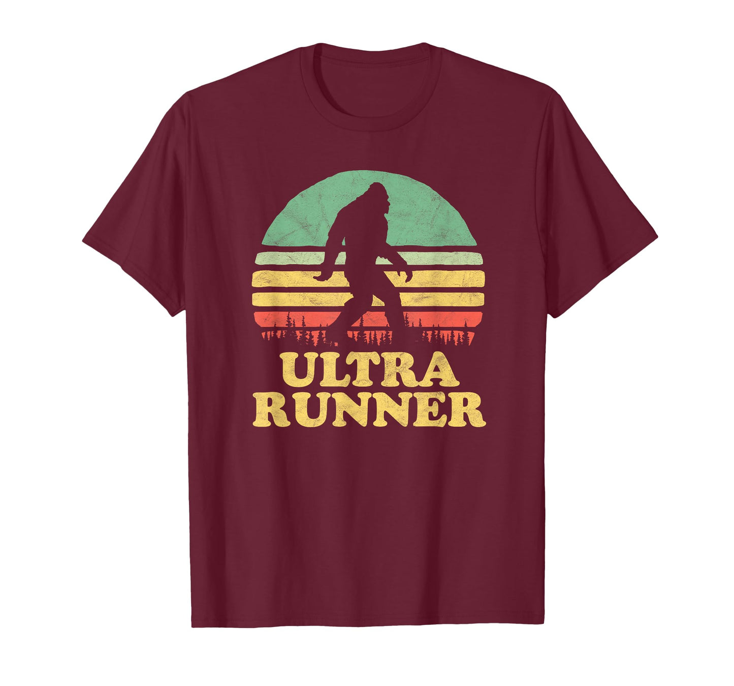 Bigfoot Ultra Runner Vintage Trail Marathon T-Shirt T-Shirt